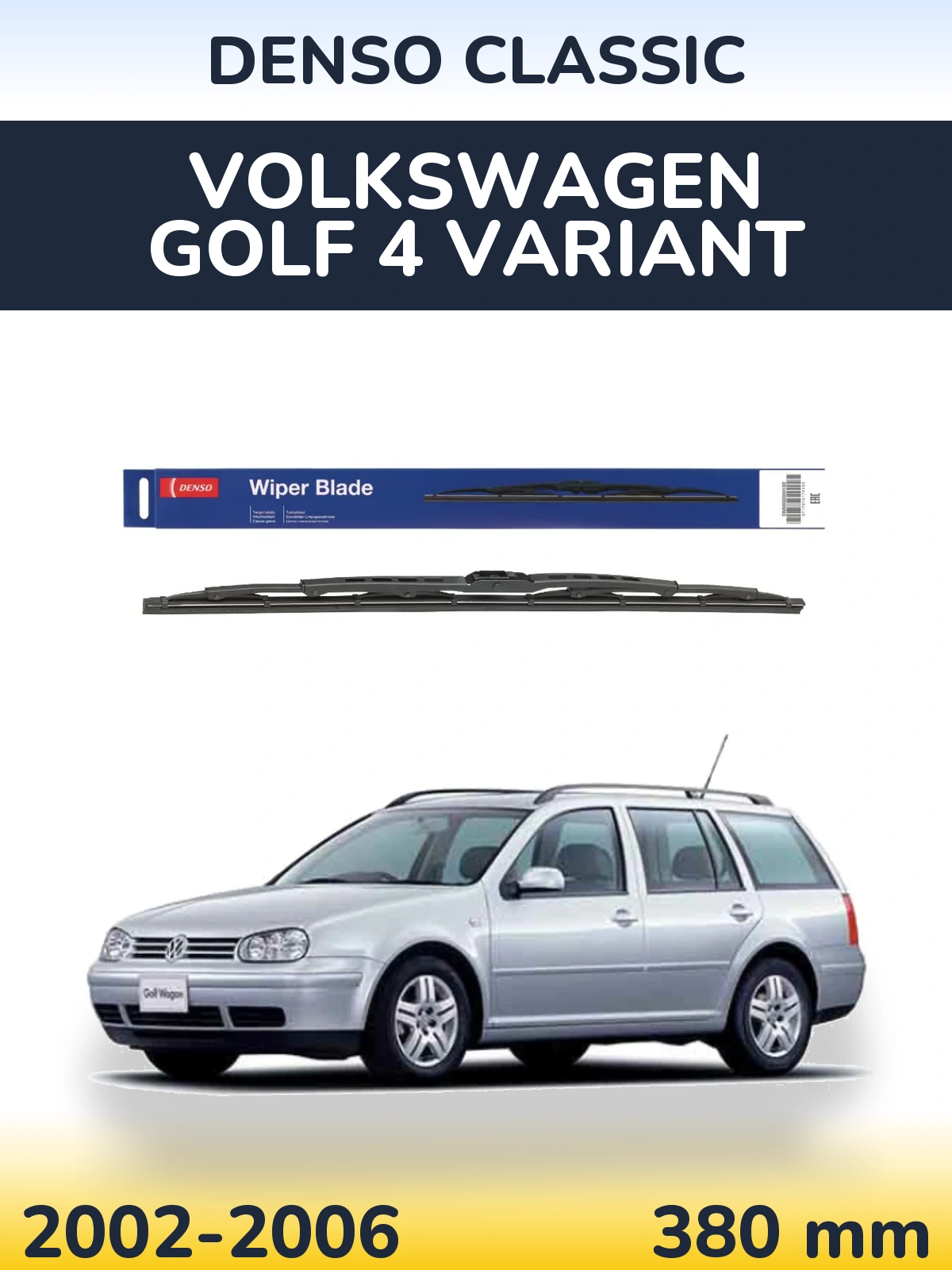 Torkarblad Denso Classic för Volkswagen Golf 4 Variant