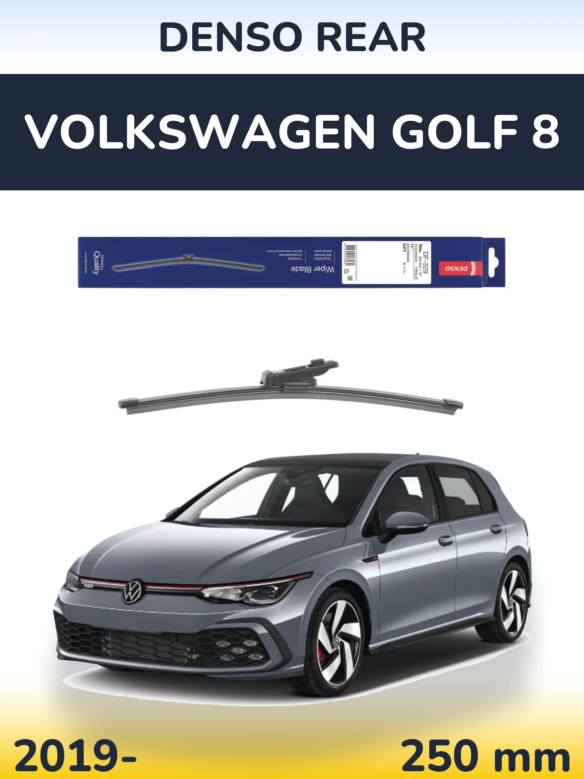 Torkarblad Denso Rear för Volkswagen Golf 8