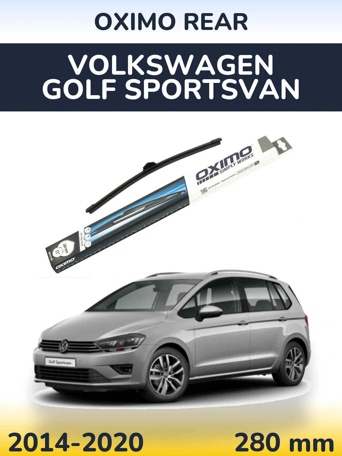 Torkarblad Oximo Rear för Volkswagen Golf Sportsvan