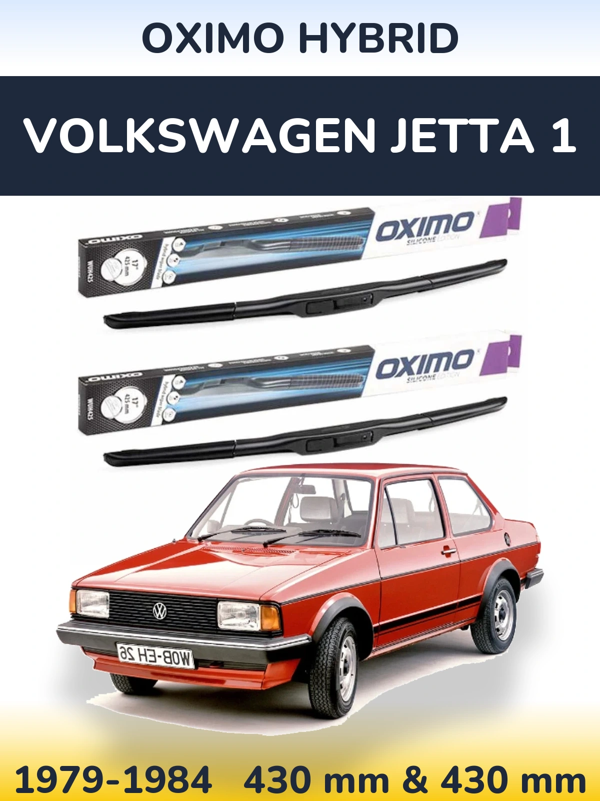 Torkarblad Oximo Hybrid för Volkswagen Jetta 1