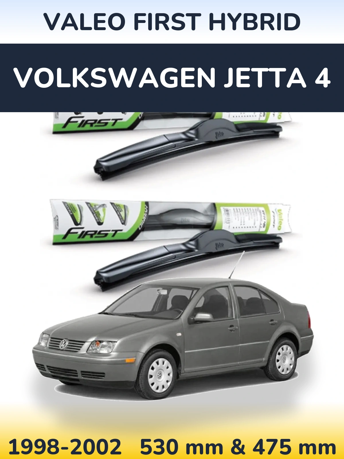 Torkarblad Valeo First Hybrid för Volkswagen Jetta 4