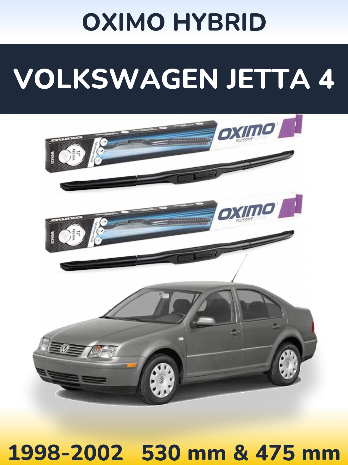 Torkarblad Oximo Hybrid för Volkswagen Jetta 4