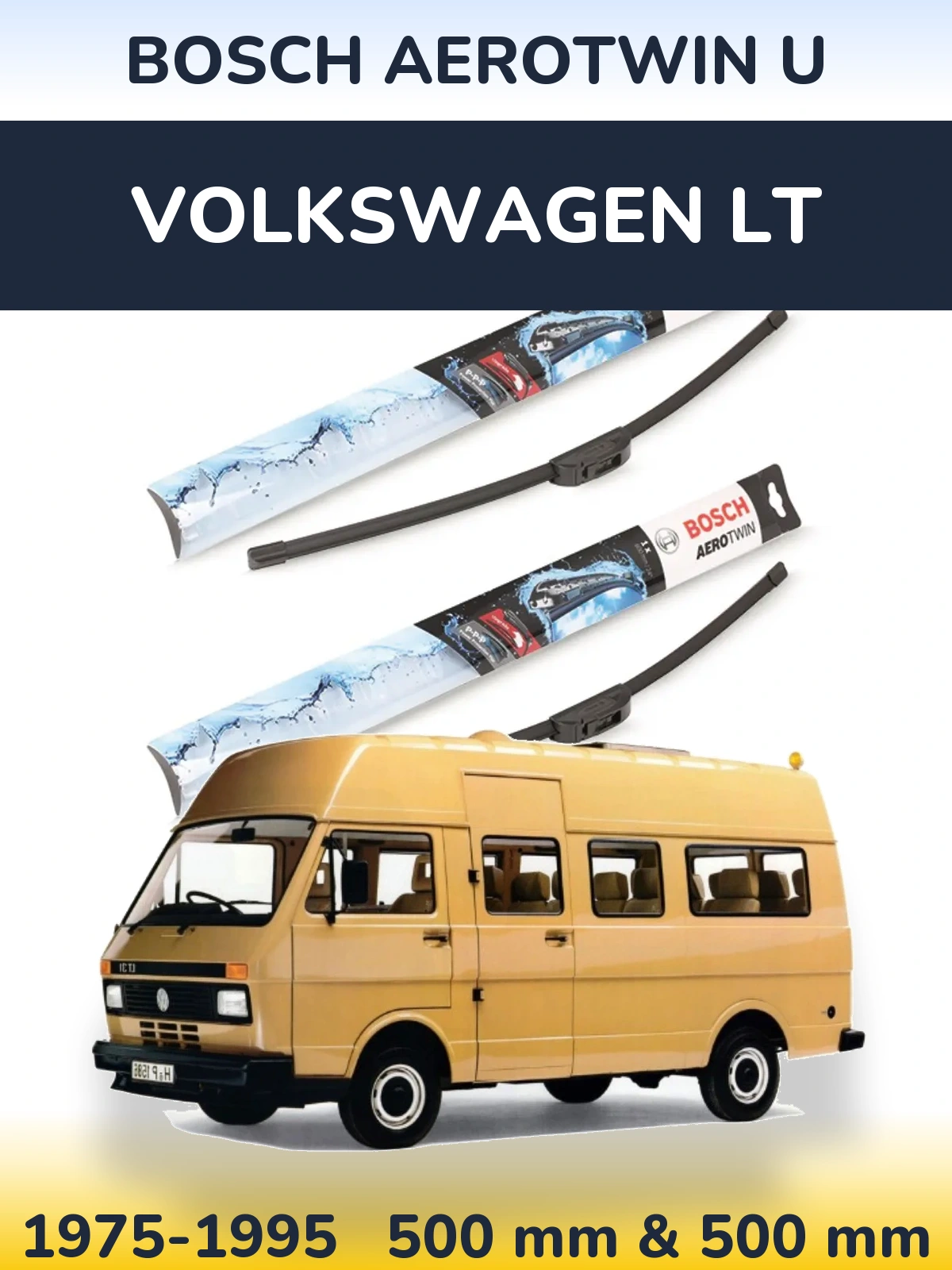 Torkarblad BOSCH AeroTwin U för Volkswagen LT