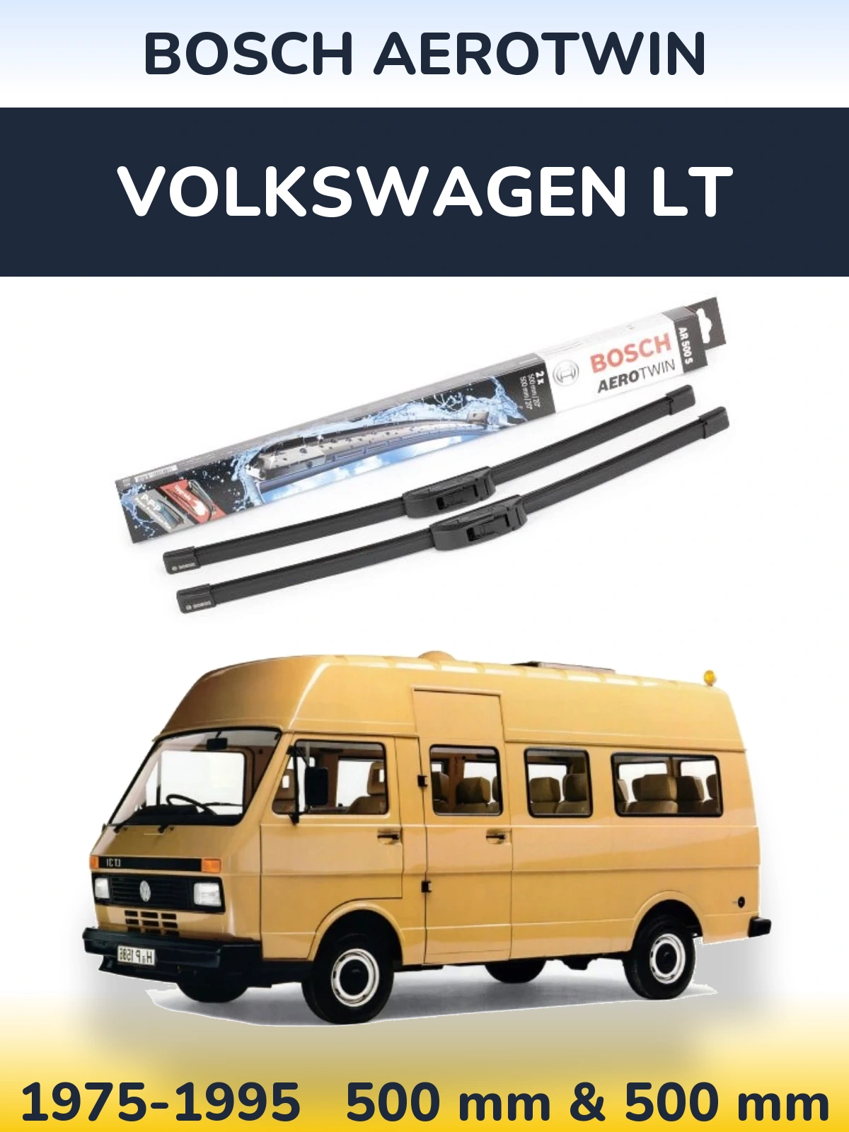 Torkarblad BOSCH AeroTwin för Volkswagen LT