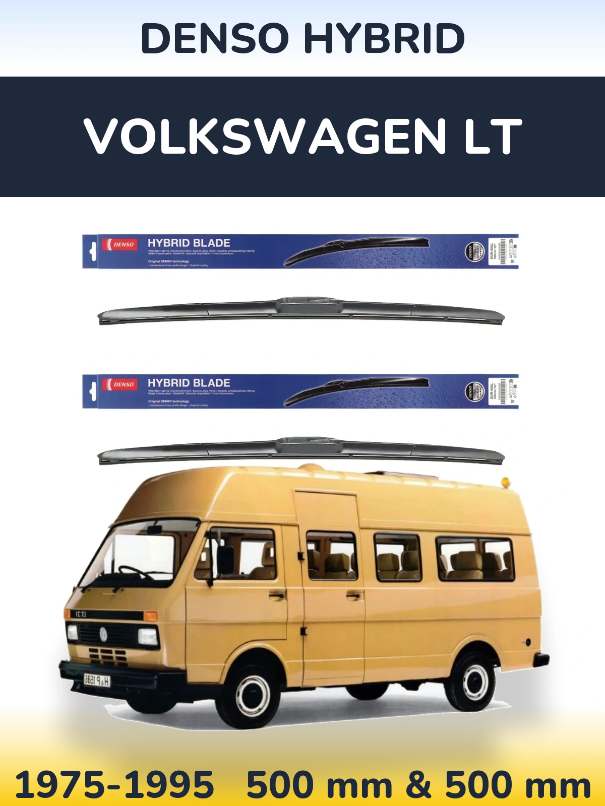 Torkarblad Denso Hybrid för Volkswagen LT