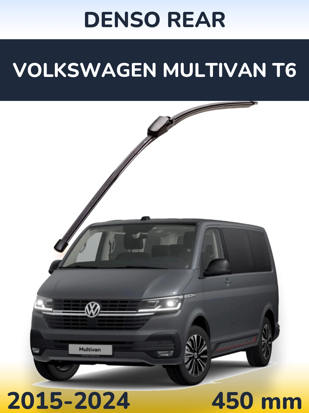 Torkarblad Denso Rear för Volkswagen Multivan T6