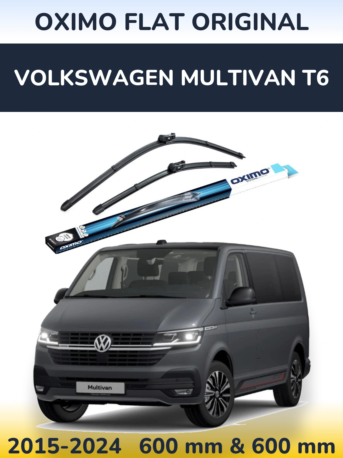 Torkarblad Oximo Flat Original för Volkswagen Multivan T6