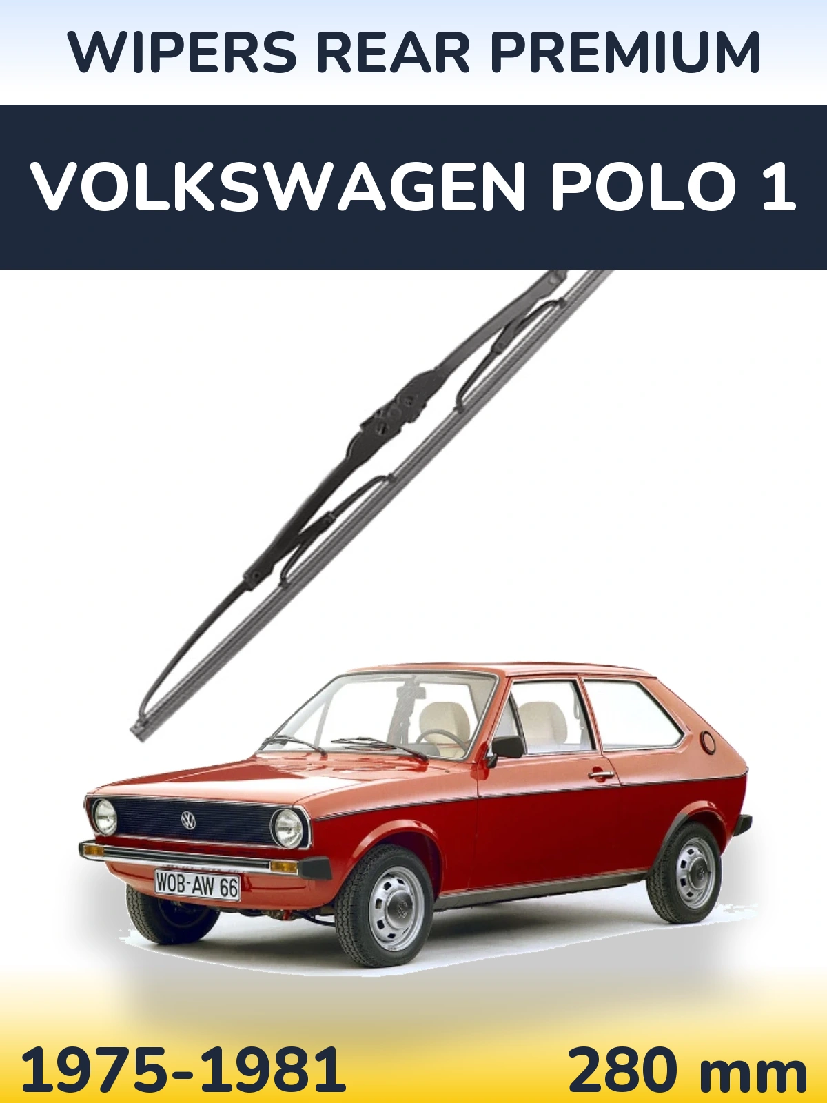 Torkarblad WIPERS REAR PREMIUM för Volkswagen Polo 1