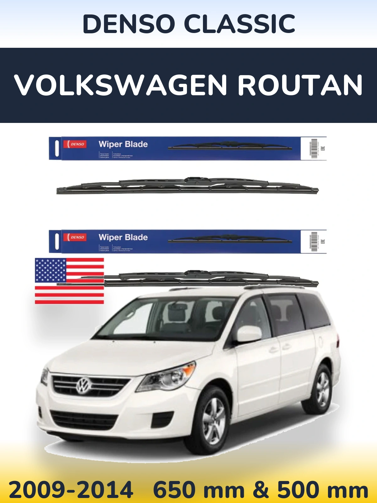 Torkarblad Denso Classic för Volkswagen Routan