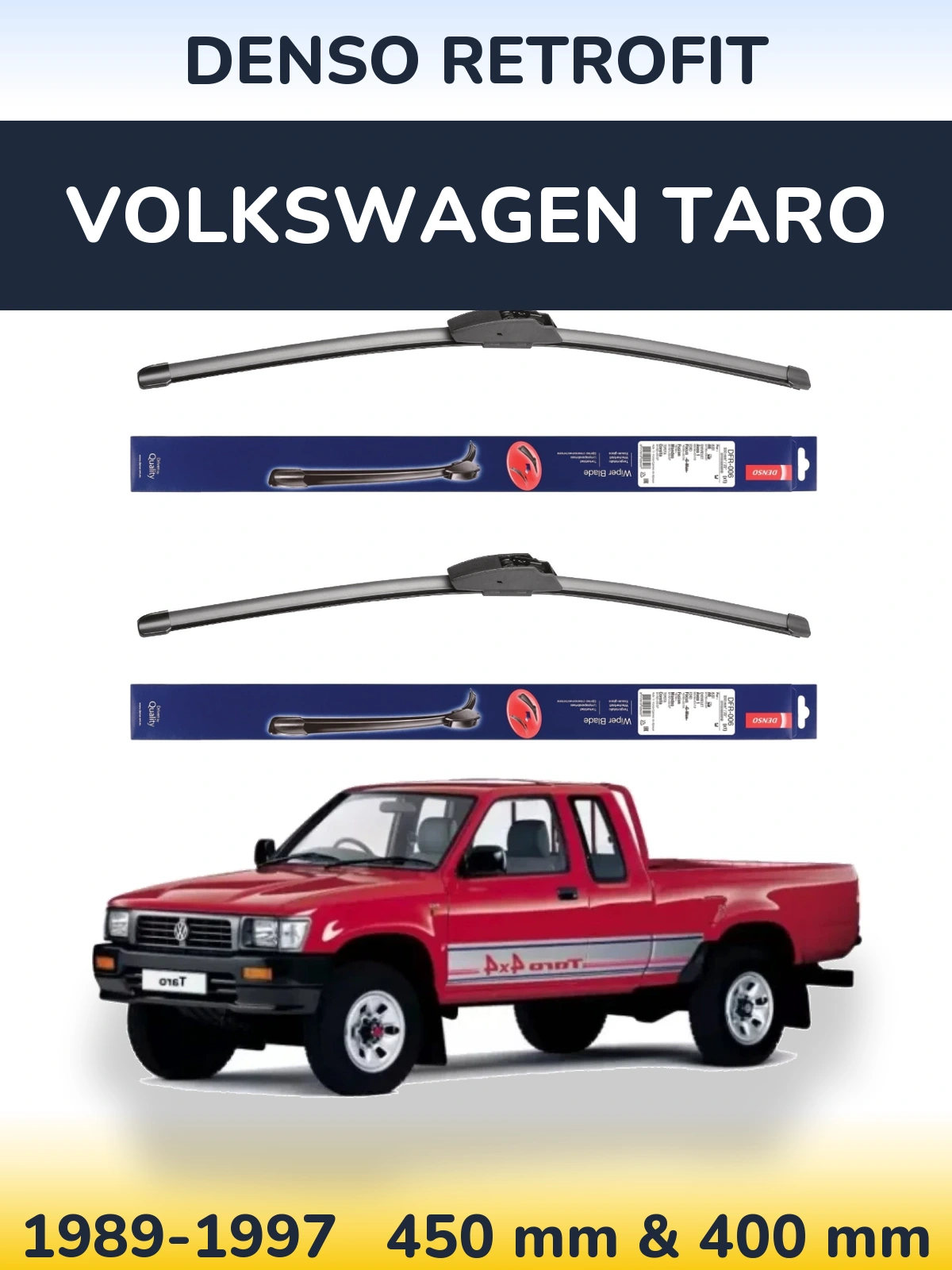 Torkarblad Denso Retrofit för Volkswagen Taro