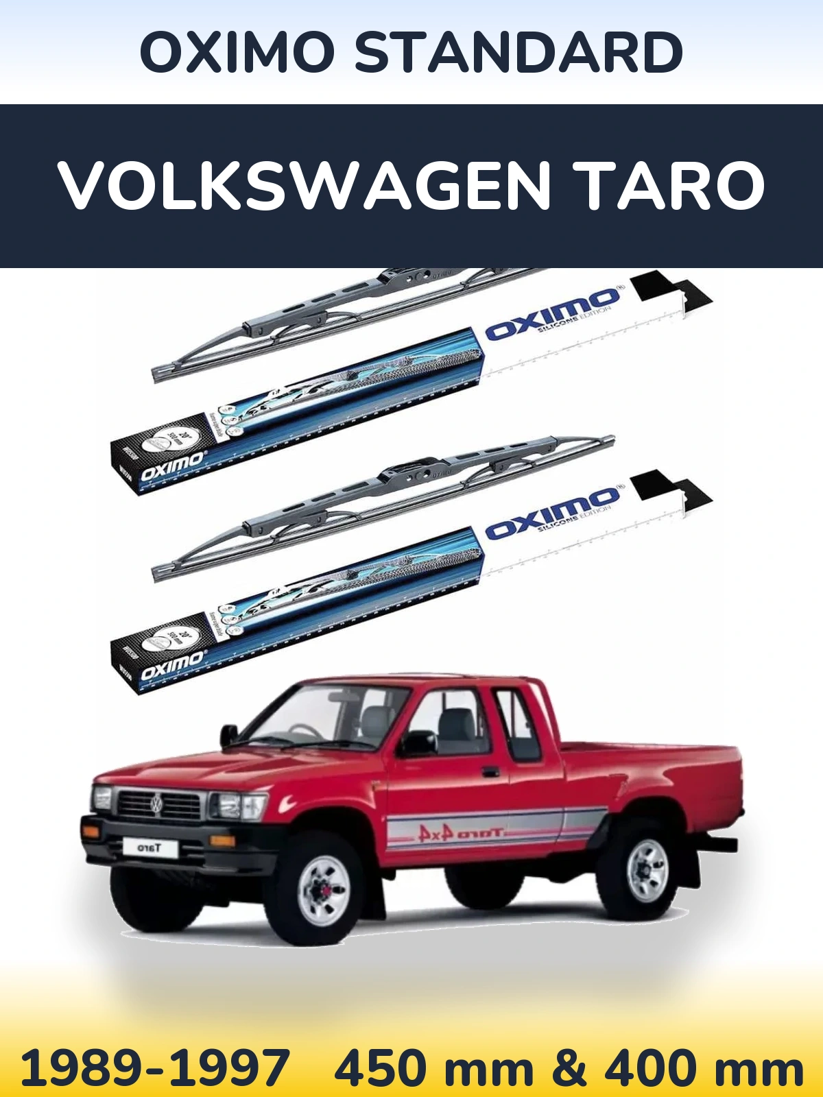 Torkarblad Oximo Standard för Volkswagen Taro