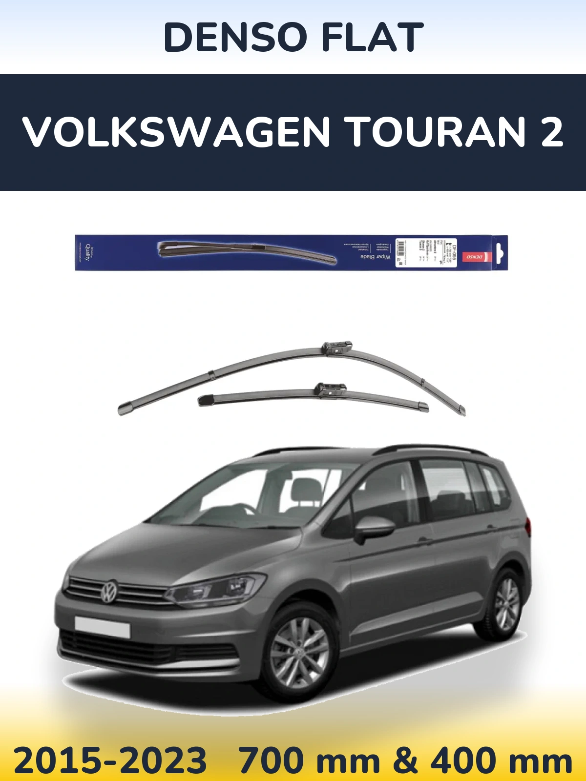Torkarblad Denso Flat för Volkswagen Touran 2