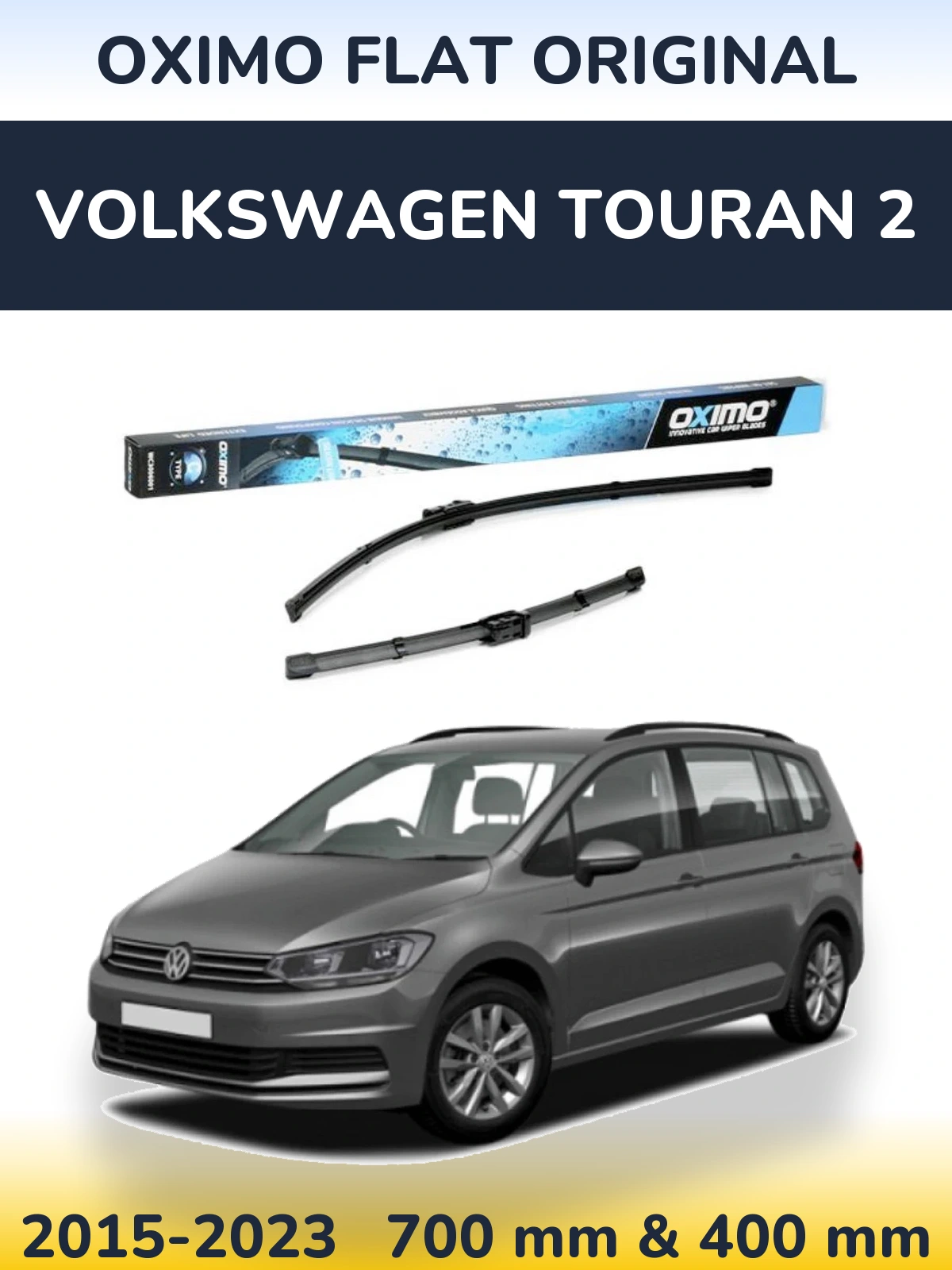 Torkarblad Oximo Flat Original för Volkswagen Touran 2