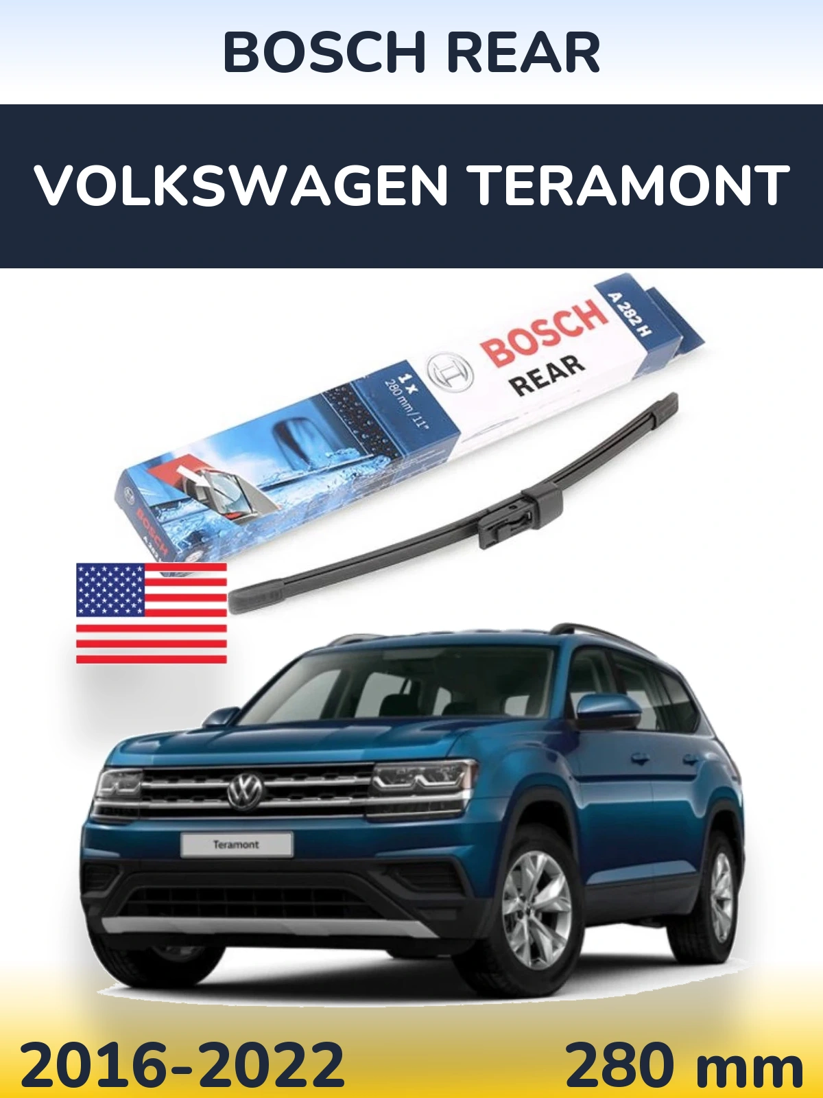 Torkarblad BOSCH Rear för Volkswagen Teramont