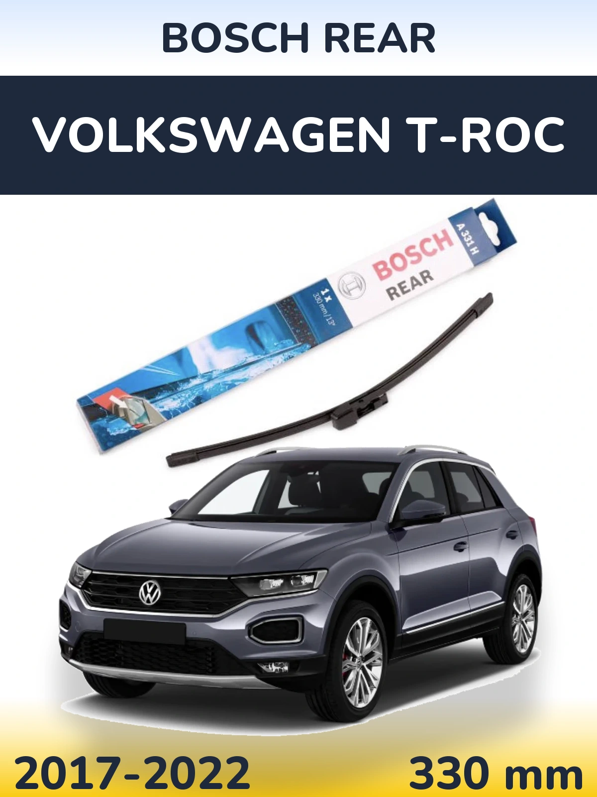 Torkarblad BOSCH Rear för Volkswagen T-Roc