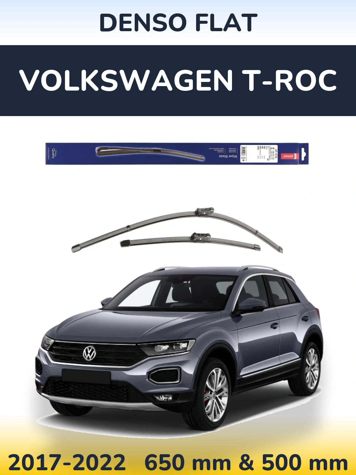Torkarblad Denso Flat för Volkswagen T-Roc