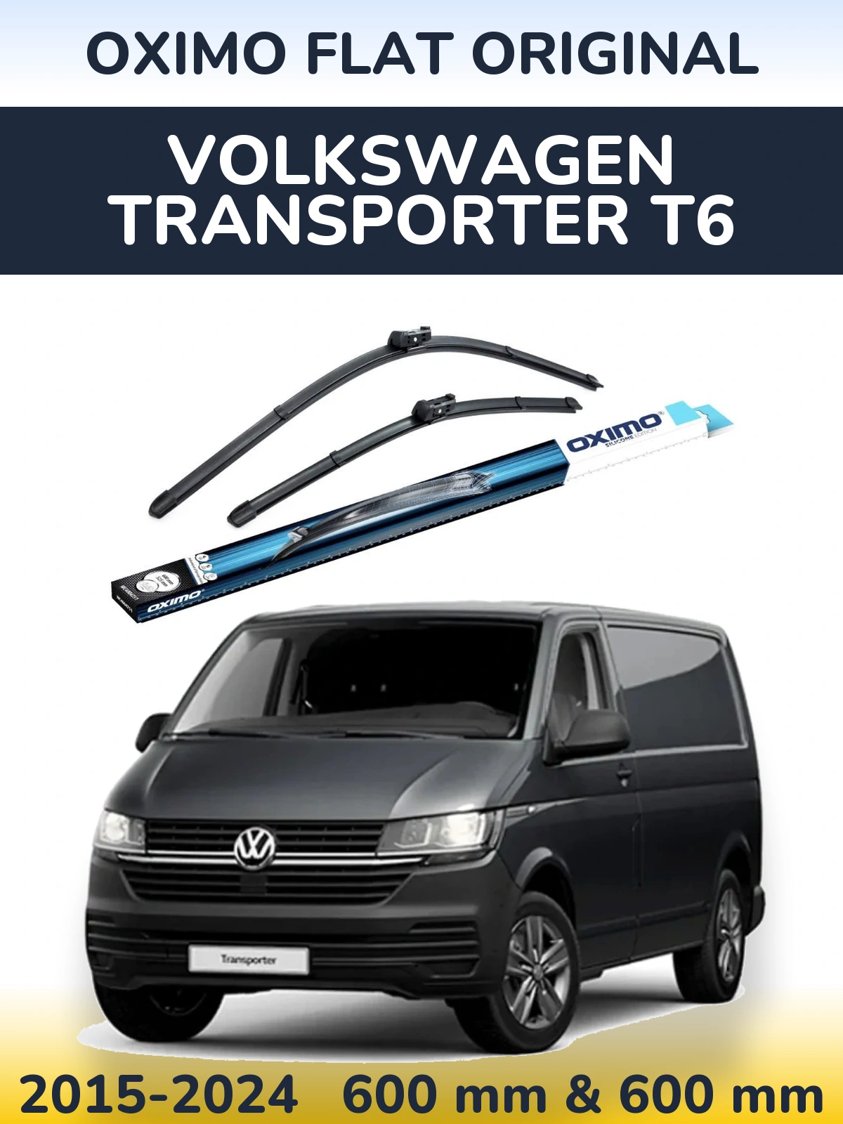 Torkarblad Oximo Flat Original för Volkswagen Transporter T6