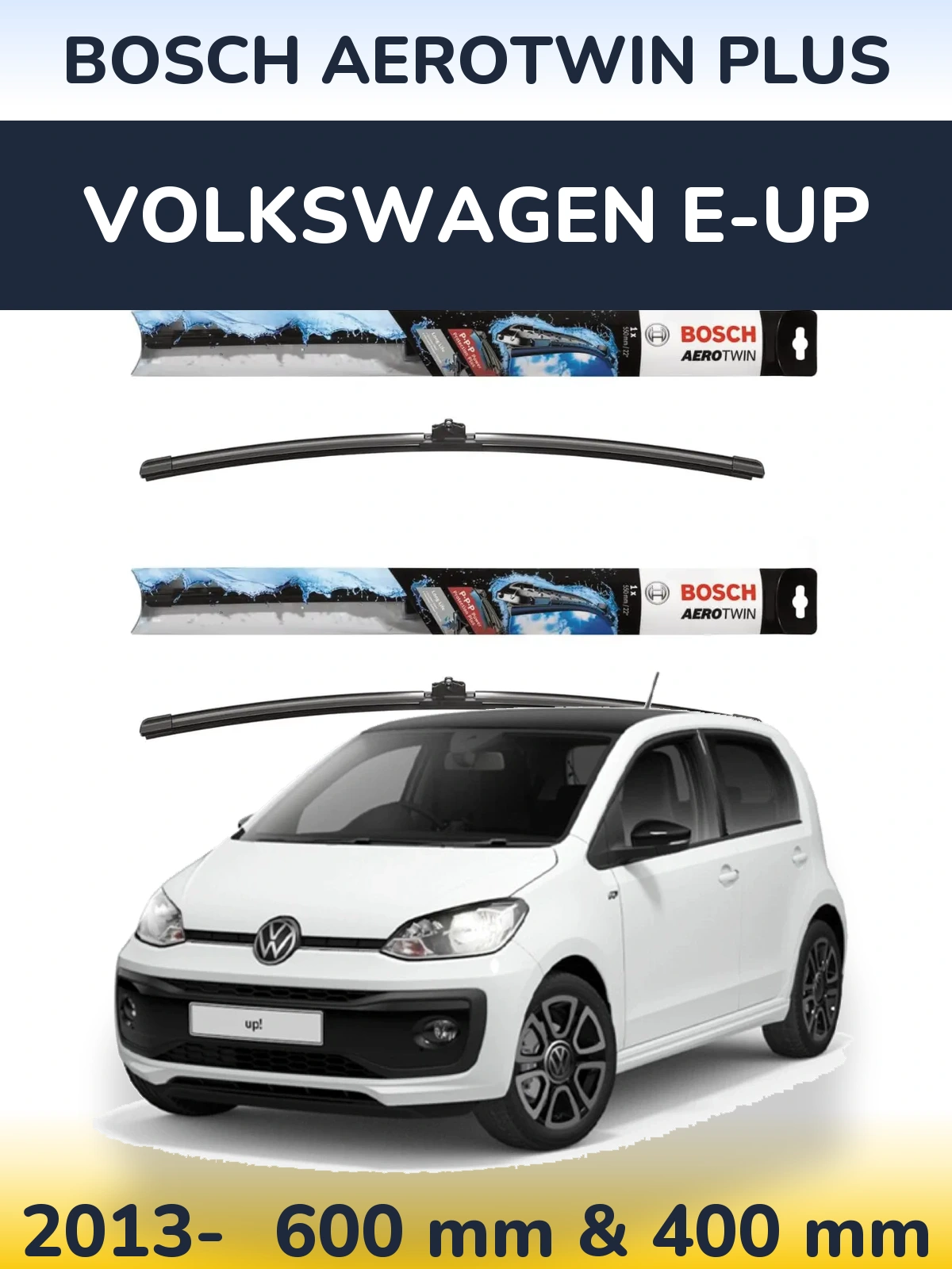 Torkarblad BOSCH AeroTwin Plus för Volkswagen e-Up