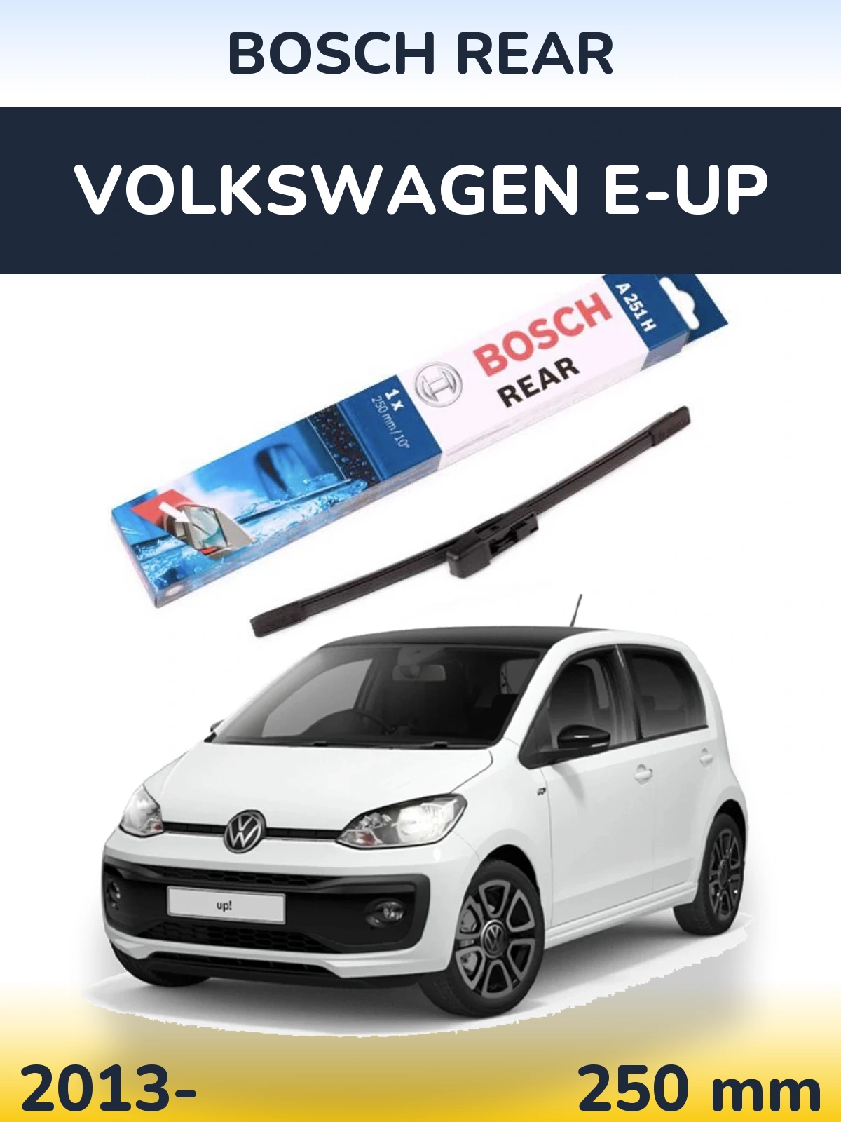 Torkarblad BOSCH Rear för Volkswagen e-Up