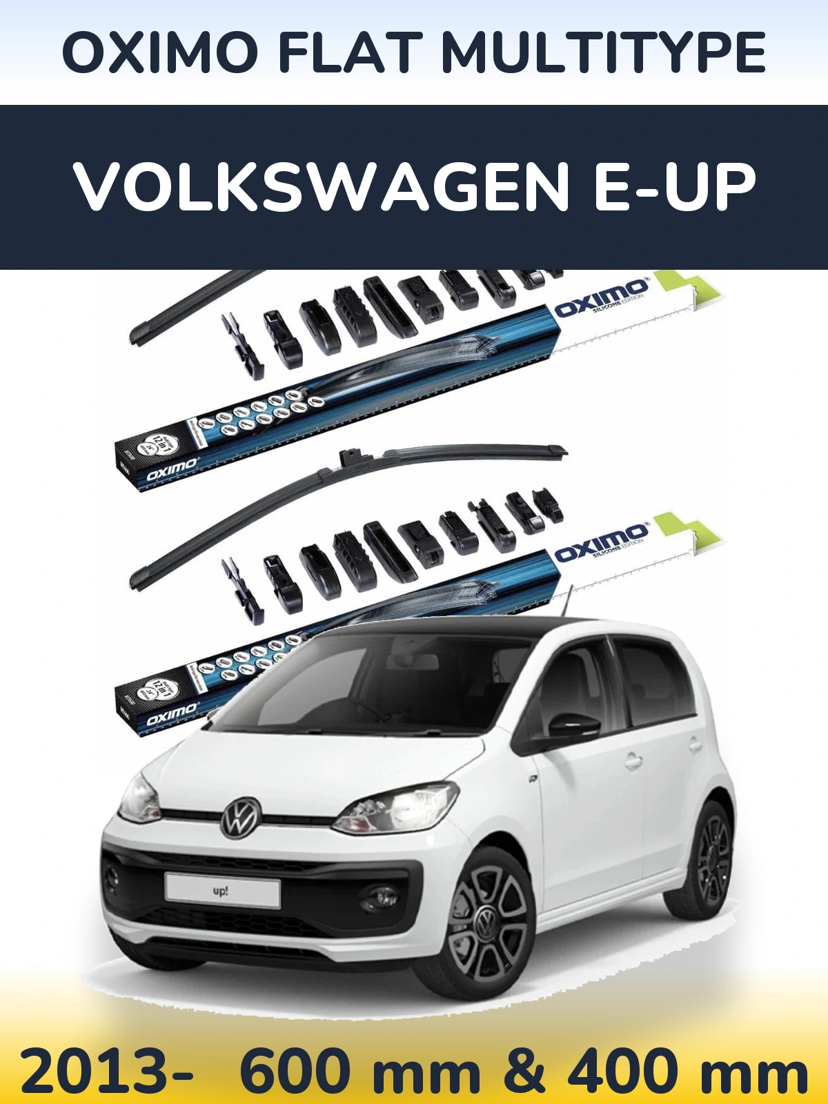 Torkarblad Oximo Flat MultiType för Volkswagen e-Up