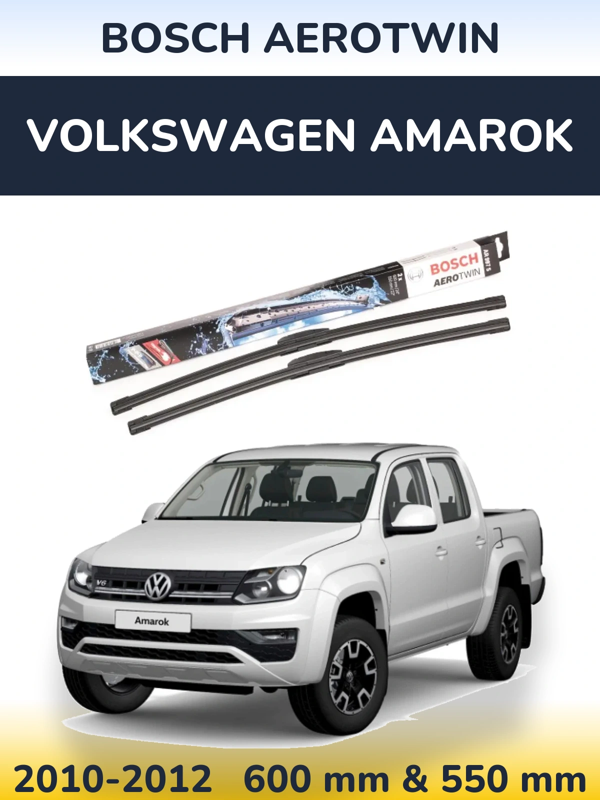 Torkarblad BOSCH AeroTwin för Volkswagen Amarok