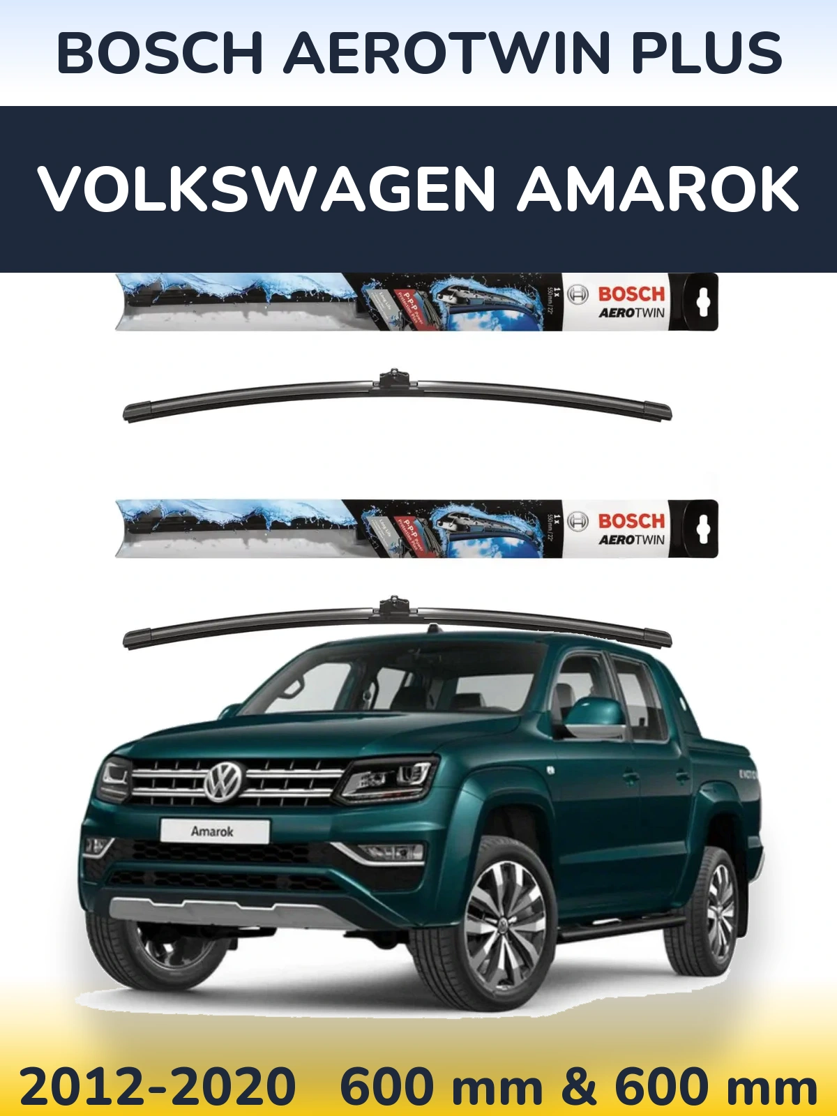 Torkarblad BOSCH AeroTwin Plus för Volkswagen Amarok