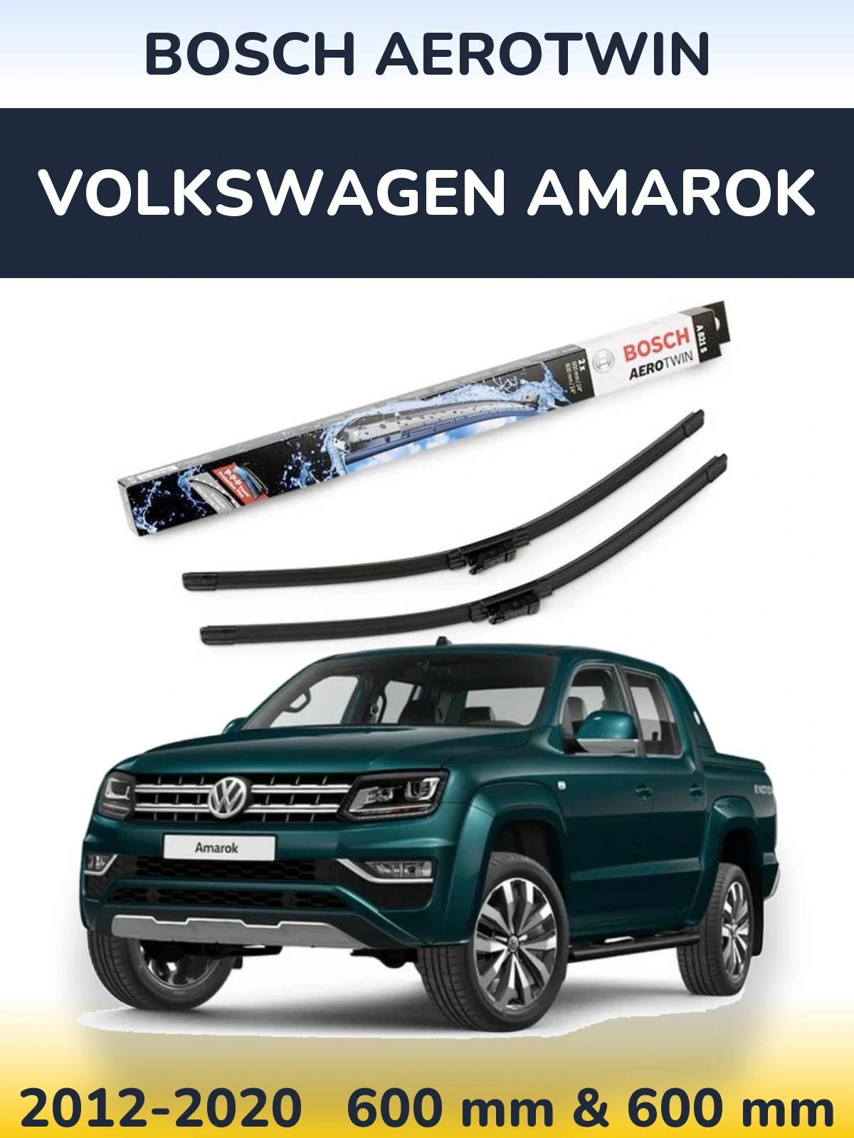 Torkarblad BOSCH AeroTwin för Volkswagen Amarok