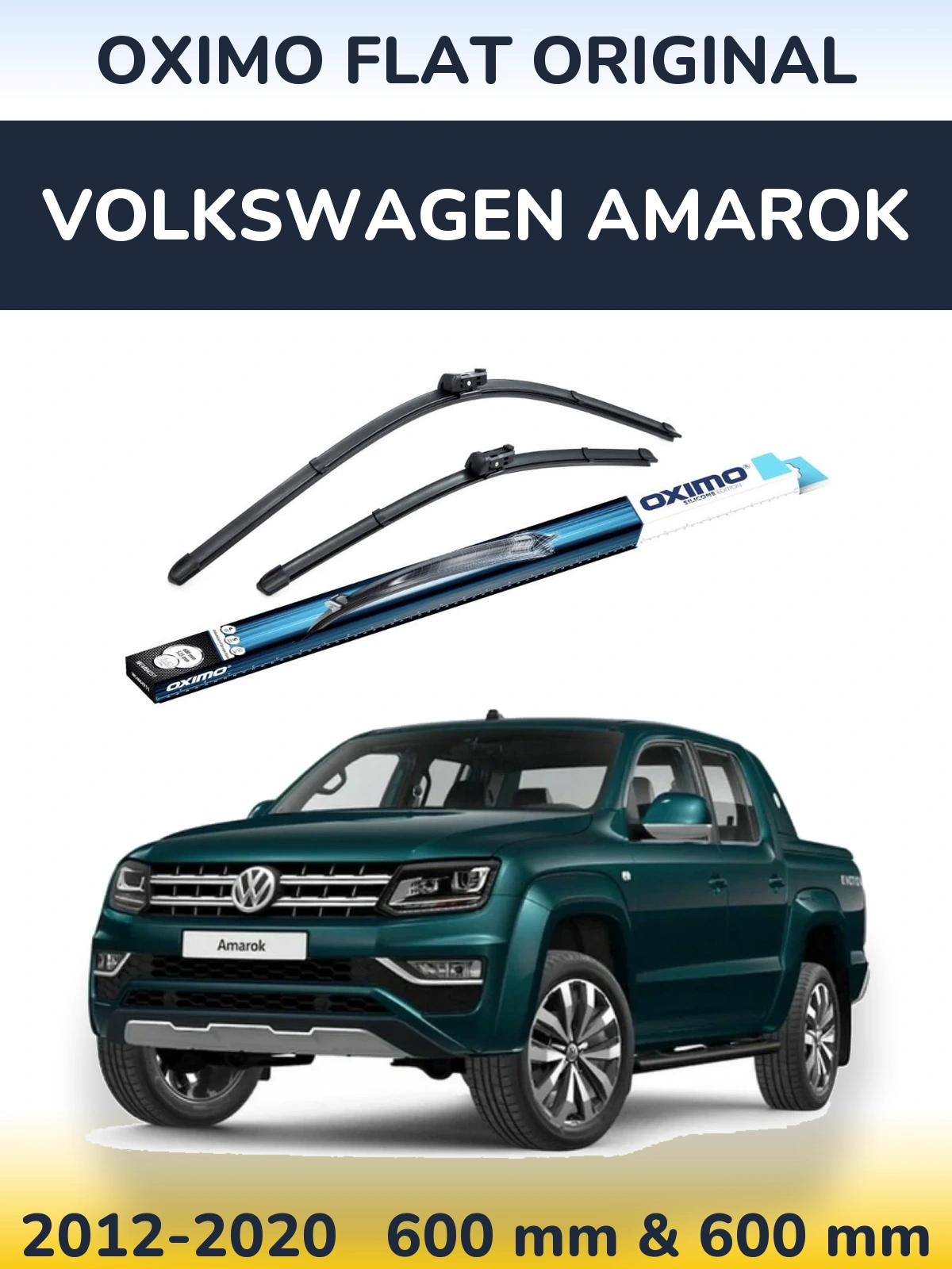 Torkarblad Oximo Flat Original för Volkswagen Amarok