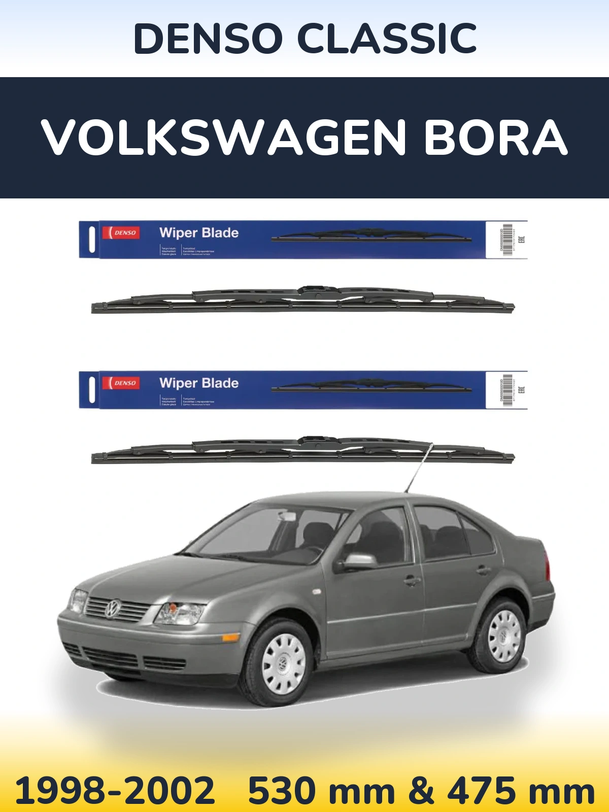 Torkarblad Denso Classic för Volkswagen Bora