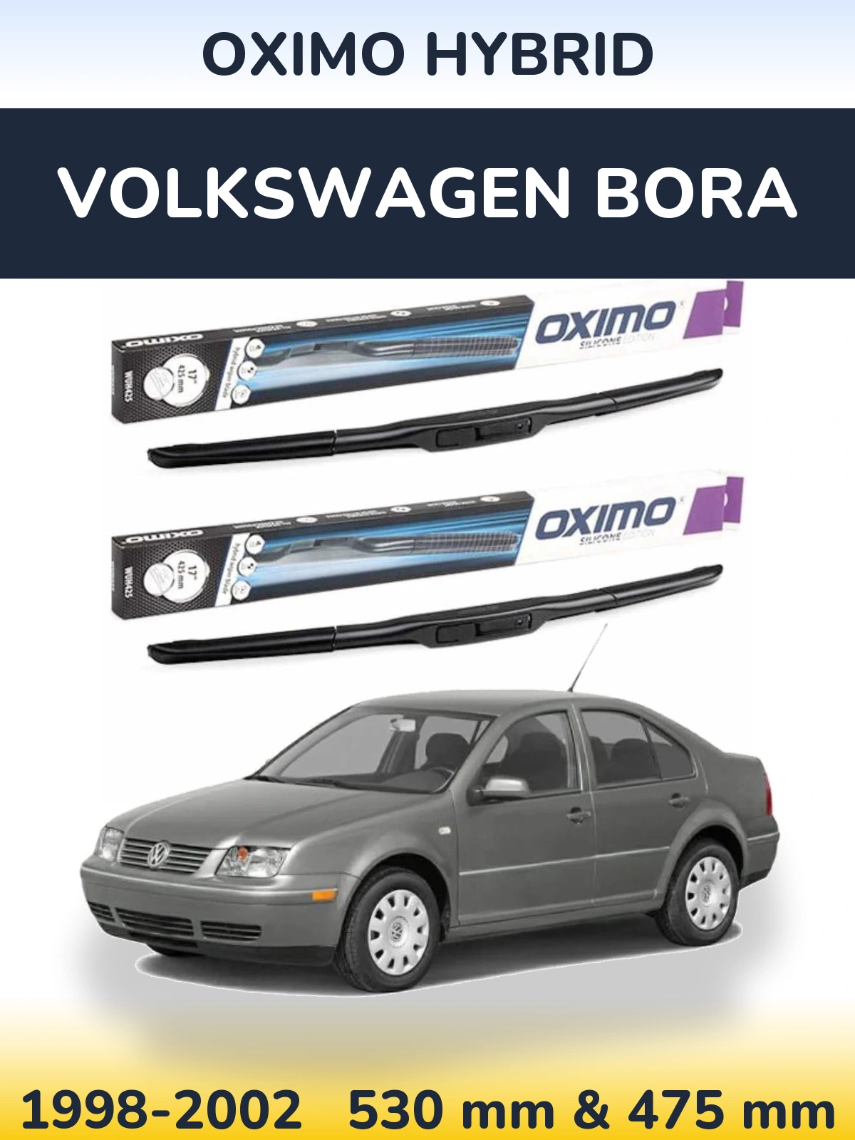 Torkarblad Oximo Hybrid för Volkswagen Bora