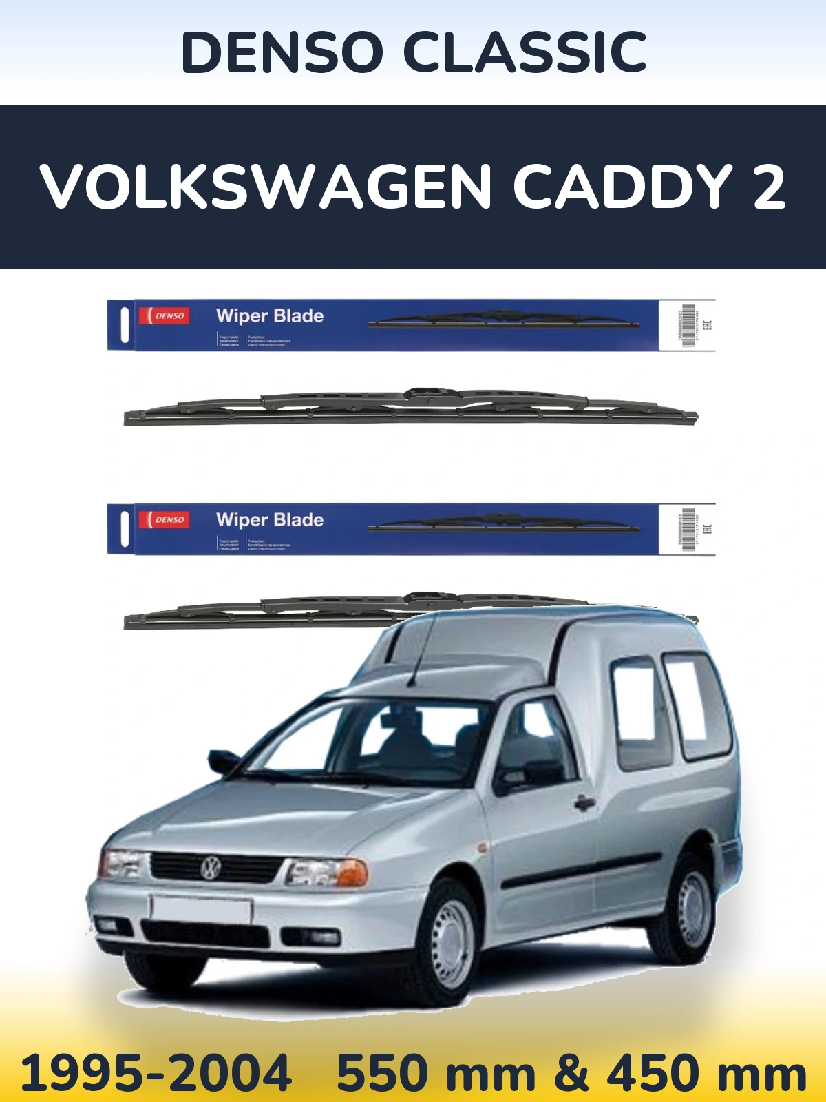 Torkarblad Denso Classic för Volkswagen Caddy 2