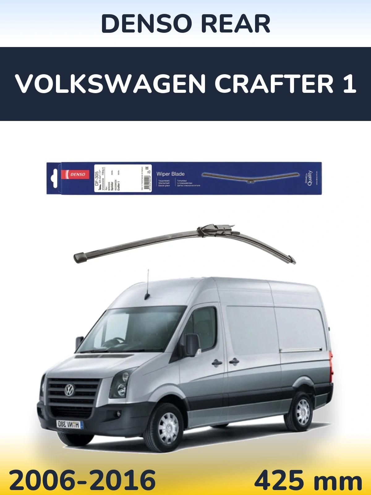 Torkarblad Denso Rear för Volkswagen Crafter 1