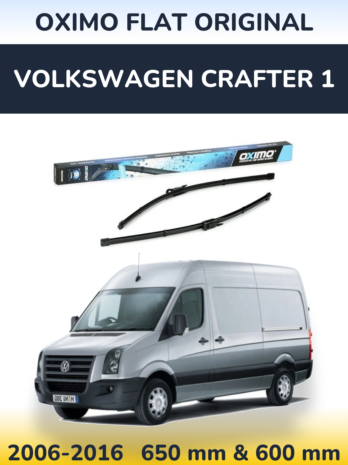 Torkarblad Oximo Flat Original för Volkswagen Crafter 1