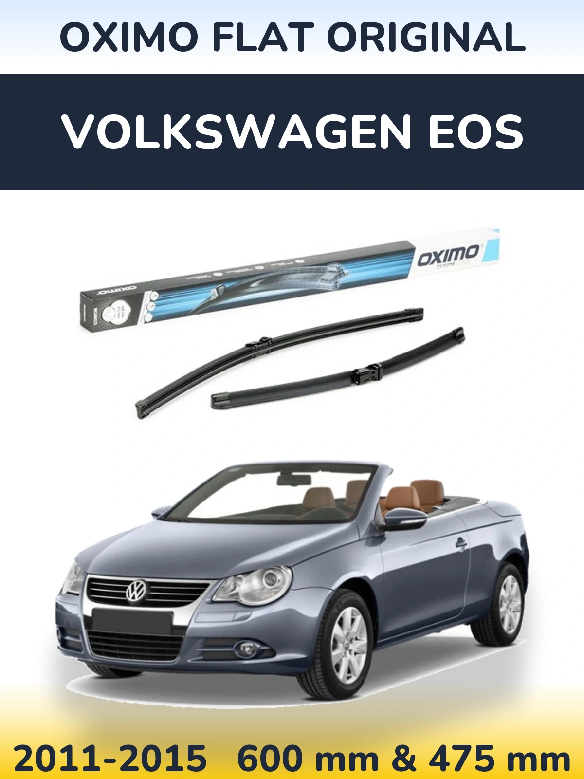 Torkarblad Oximo Flat Original för Volkswagen EOS