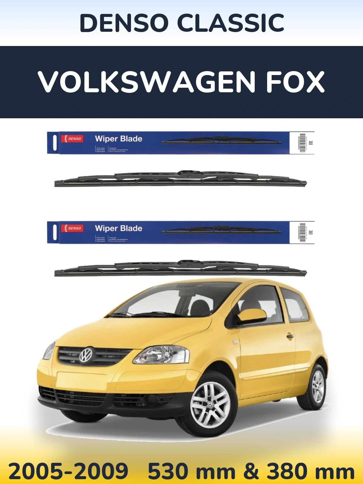 Torkarblad Denso Classic för Volkswagen Fox