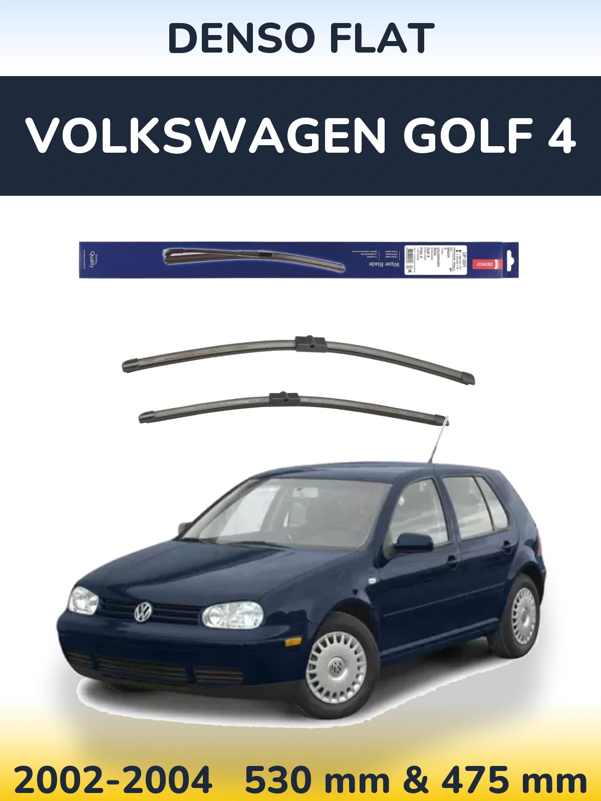 Torkarblad Denso Flat för Volkswagen Golf 4