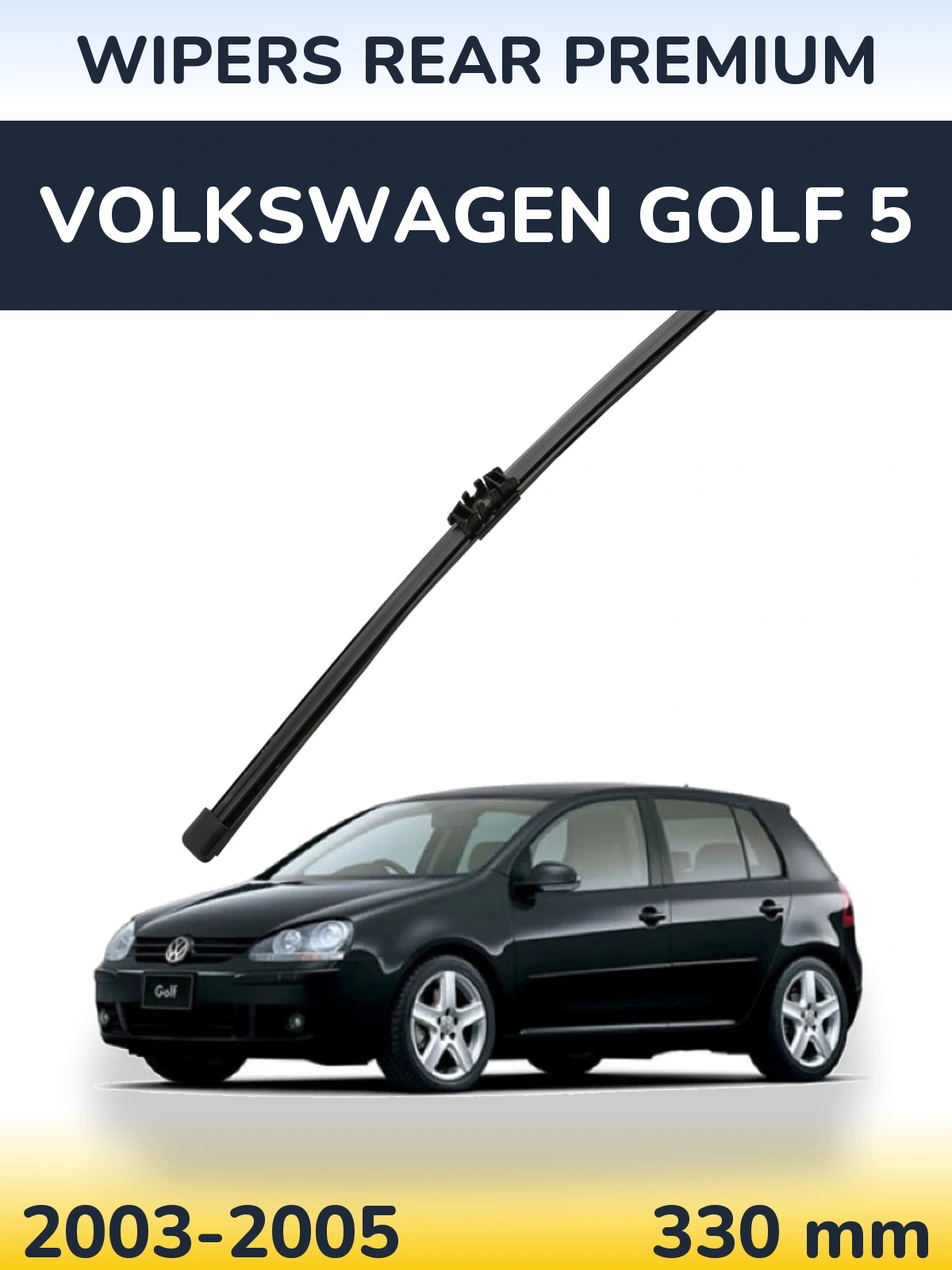 Torkarblad WIPERS REAR PREMIUM för Volkswagen Golf 5