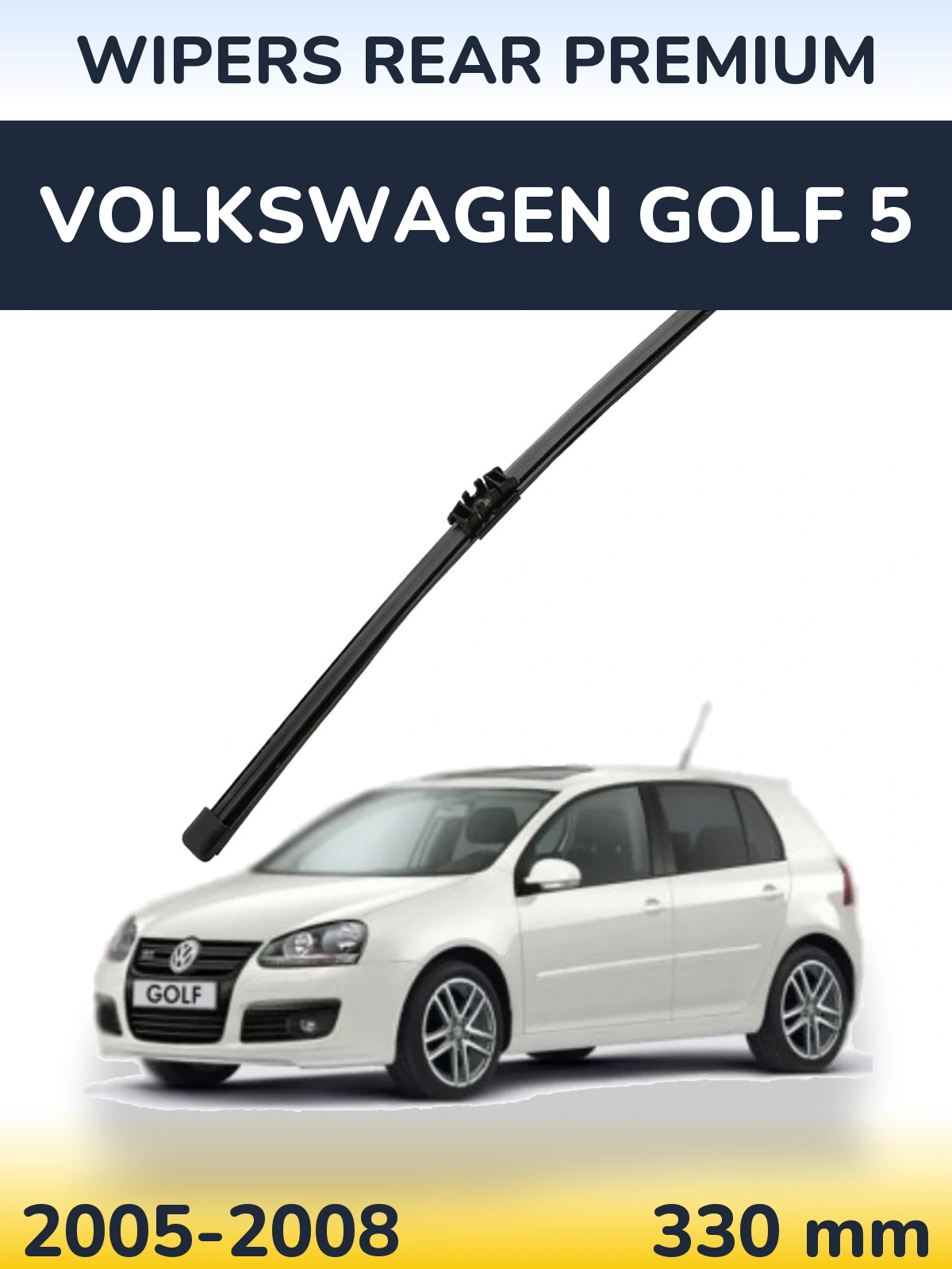 Torkarblad WIPERS REAR PREMIUM för Volkswagen Golf 5