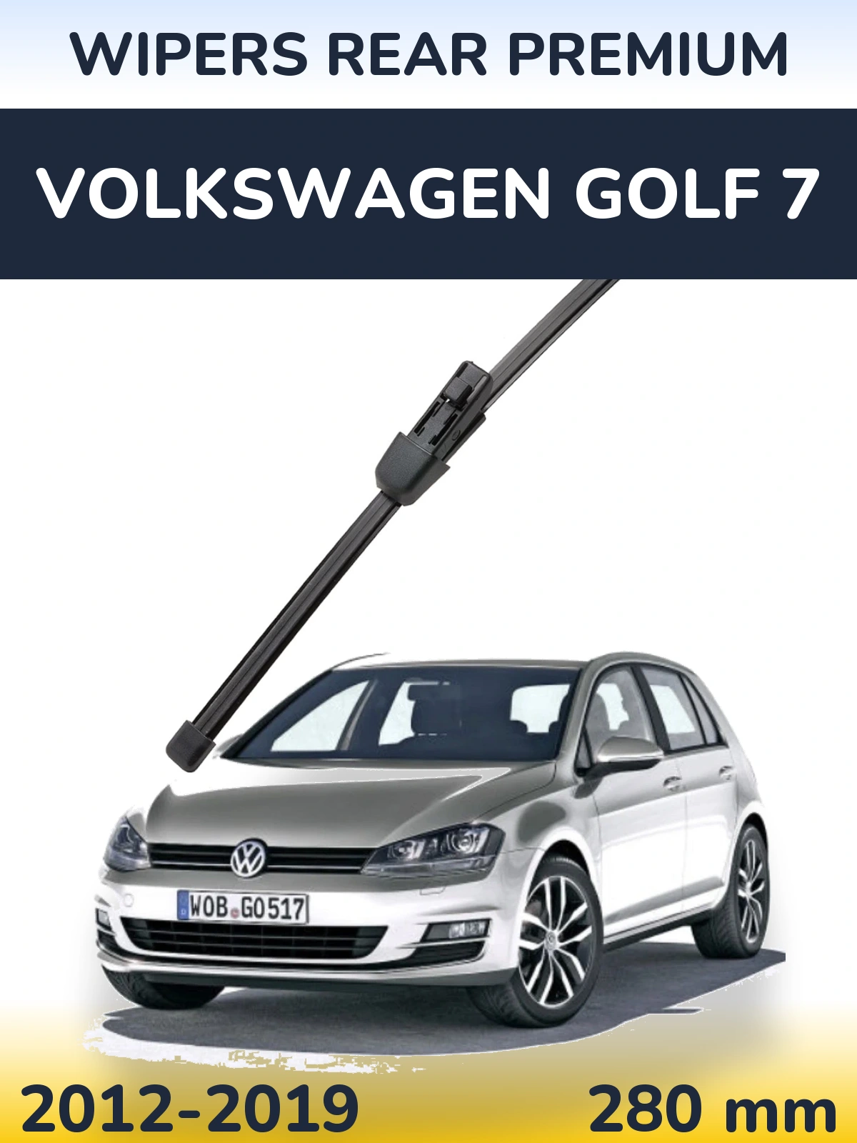 Torkarblad WIPERS REAR PREMIUM för Volkswagen Golf 7