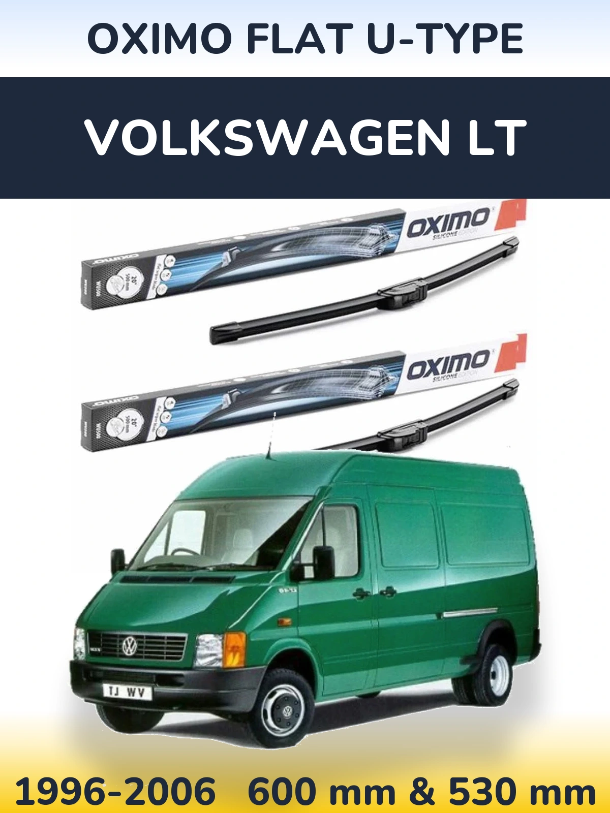 Torkarblad Oximo Flat U-type för Volkswagen LT