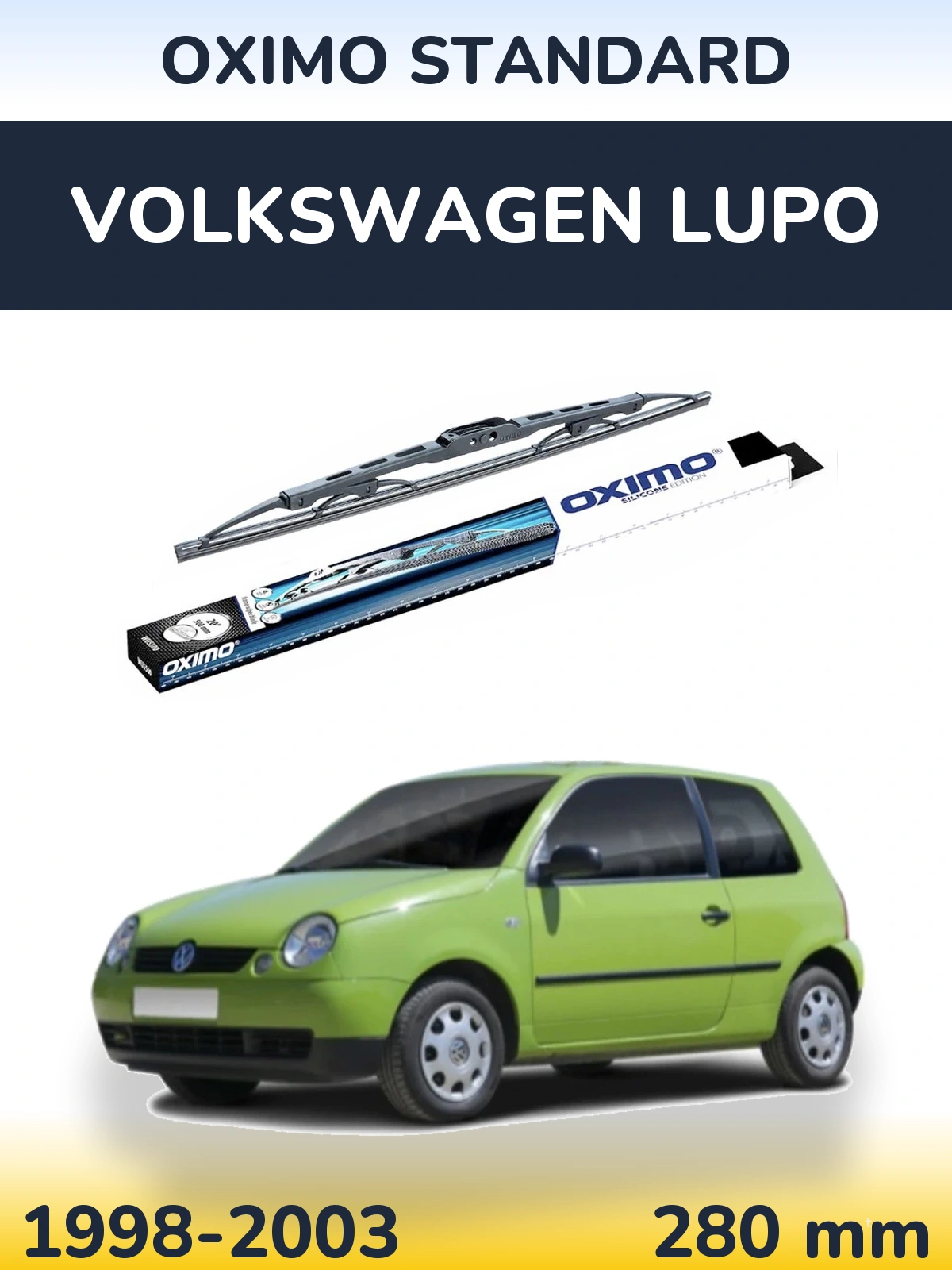 Torkarblad Oximo Standard för Volkswagen Lupo