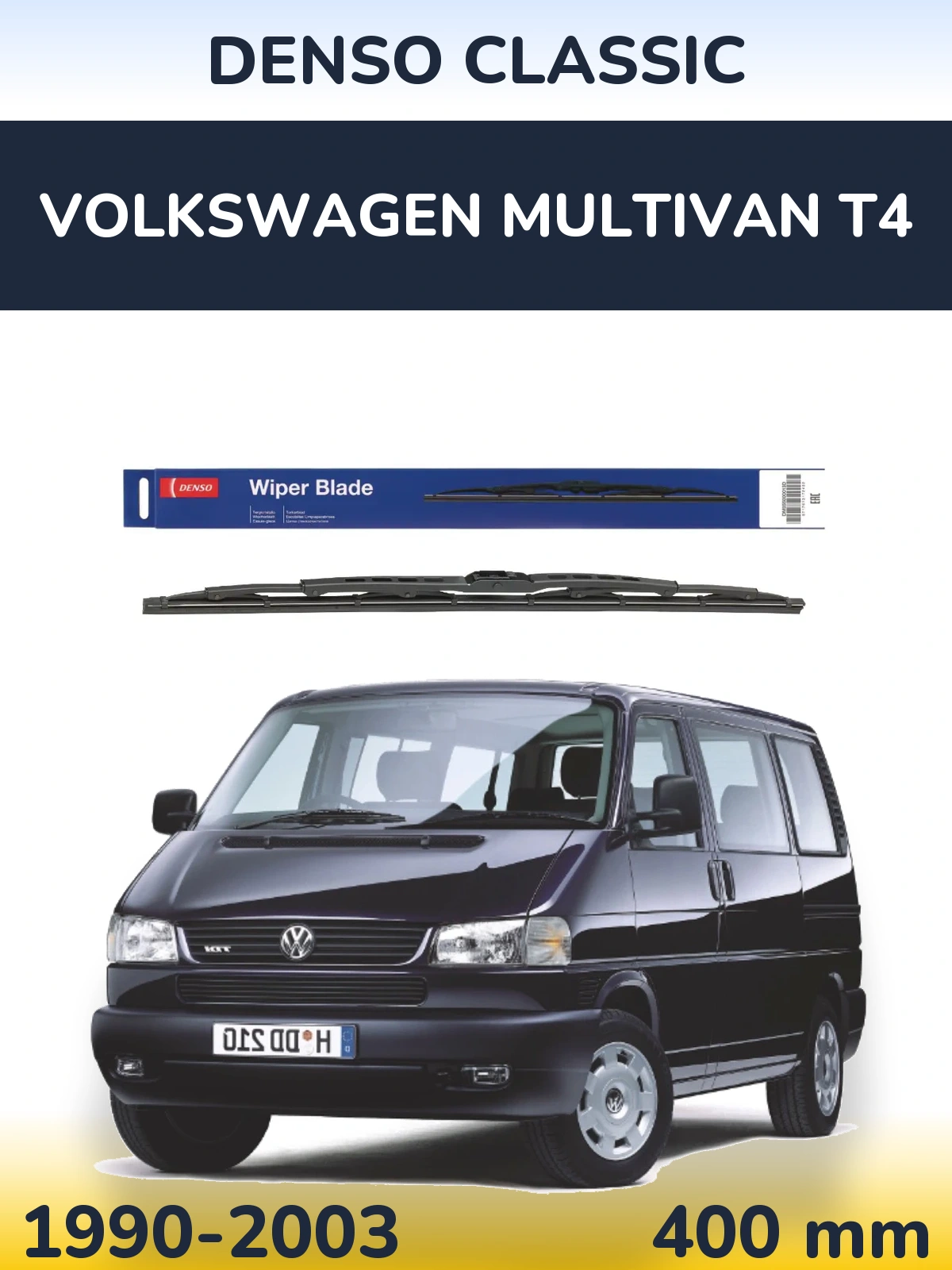 Torkarblad Denso Classic för Volkswagen Multivan T4