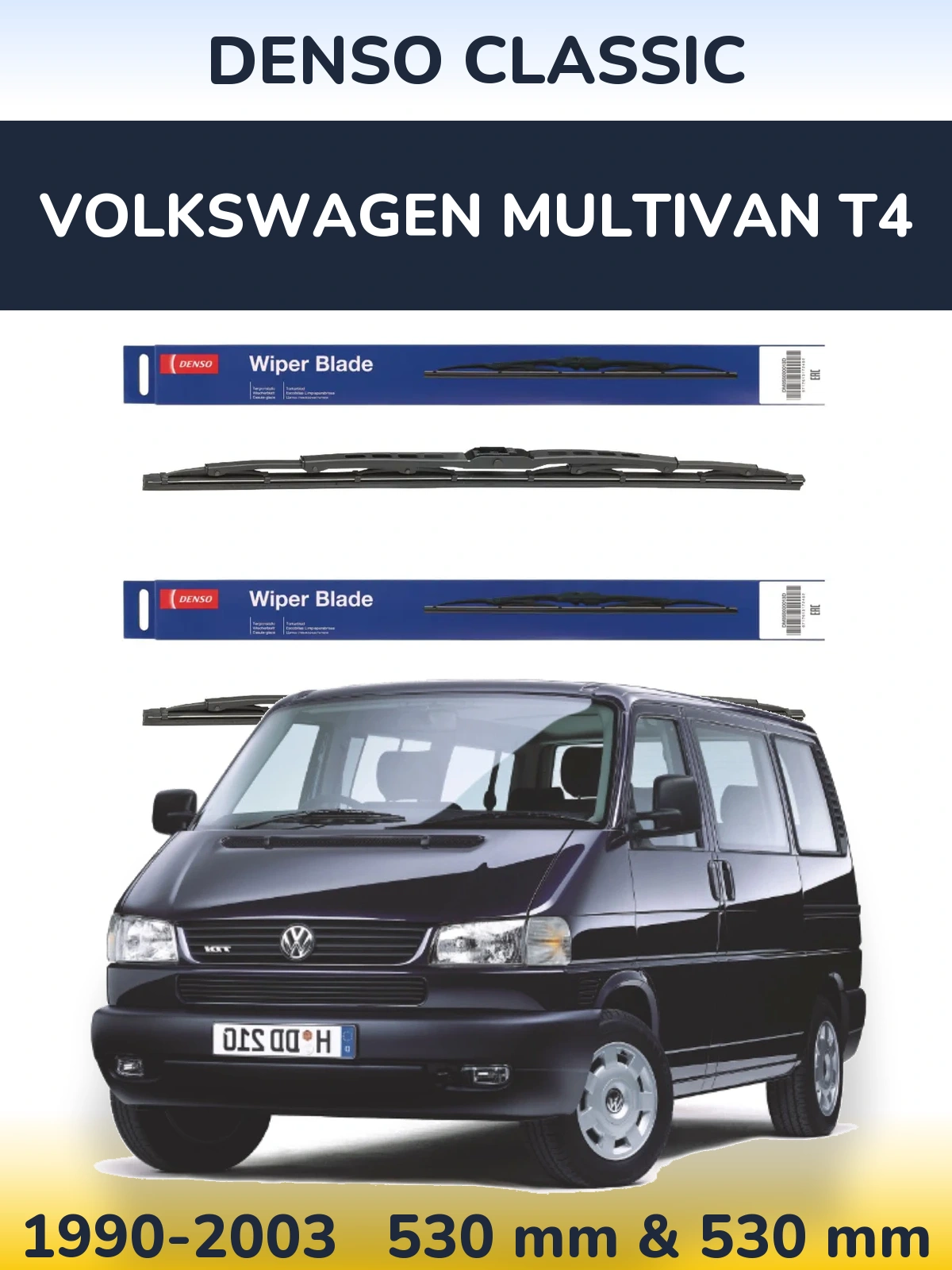 Torkarblad Denso Classic för Volkswagen Multivan T4