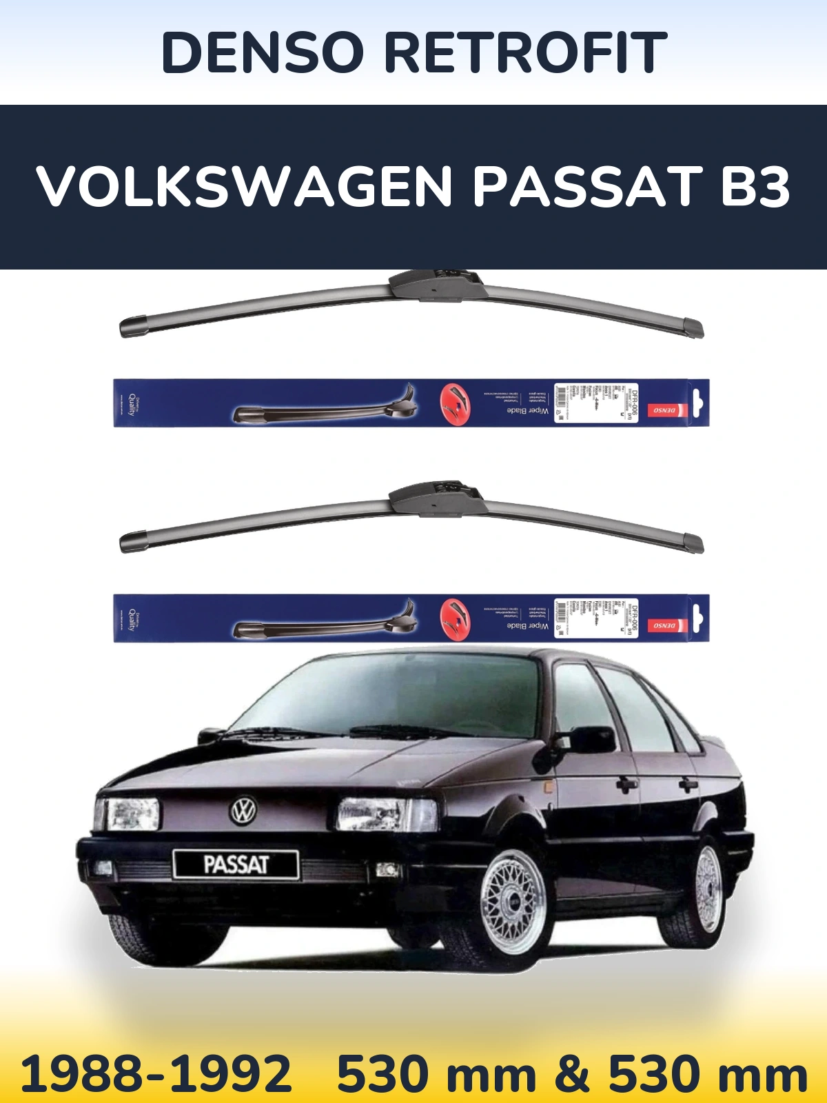 Torkarblad Denso Retrofit för Volkswagen Passat B3