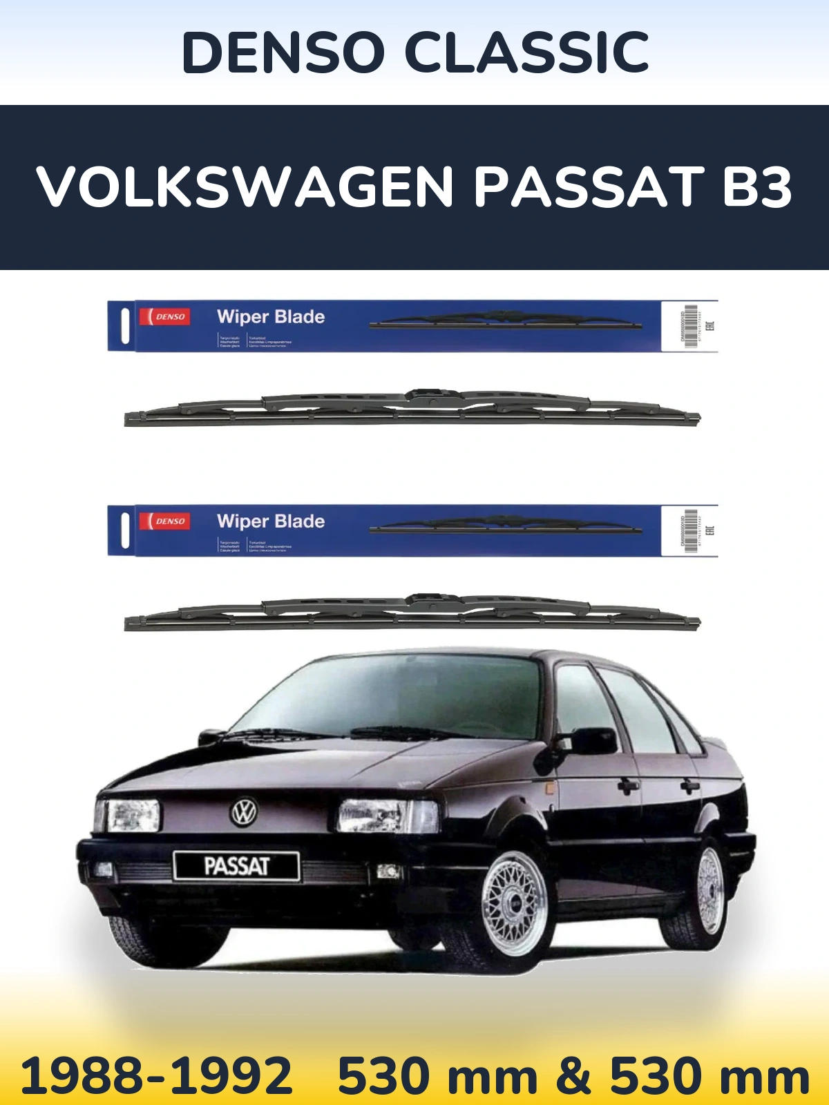 Torkarblad Denso Classic för Volkswagen Passat B3