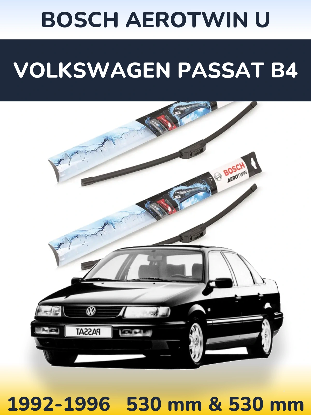 Torkarblad BOSCH AeroTwin U för Volkswagen Passat B4