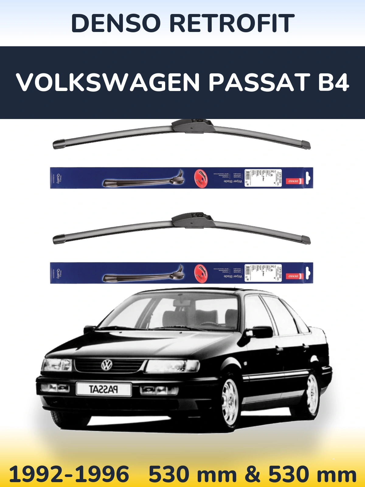 Torkarblad Denso Retrofit för Volkswagen Passat B4