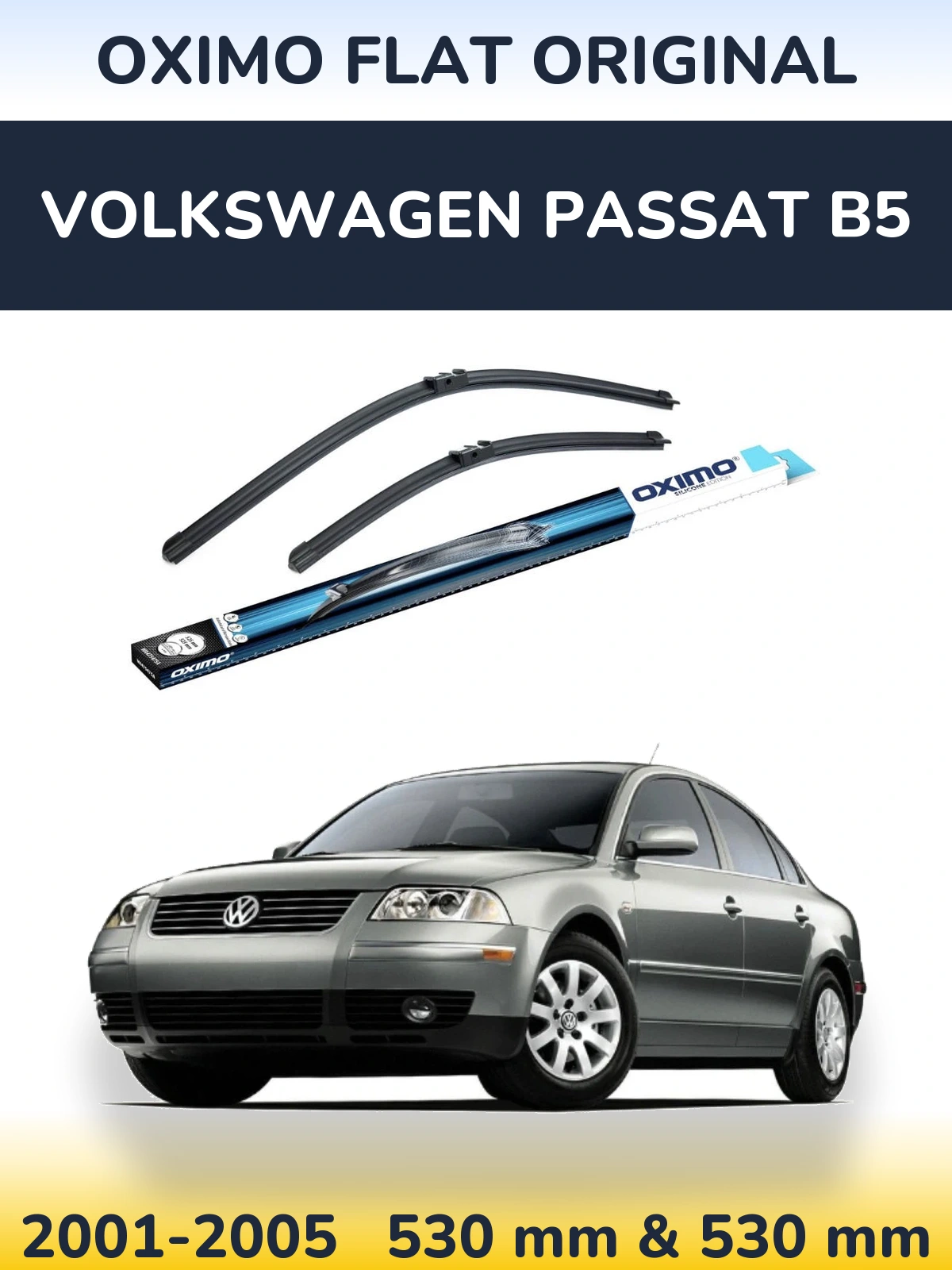 Torkarblad Oximo Flat Original för Volkswagen Passat B5
