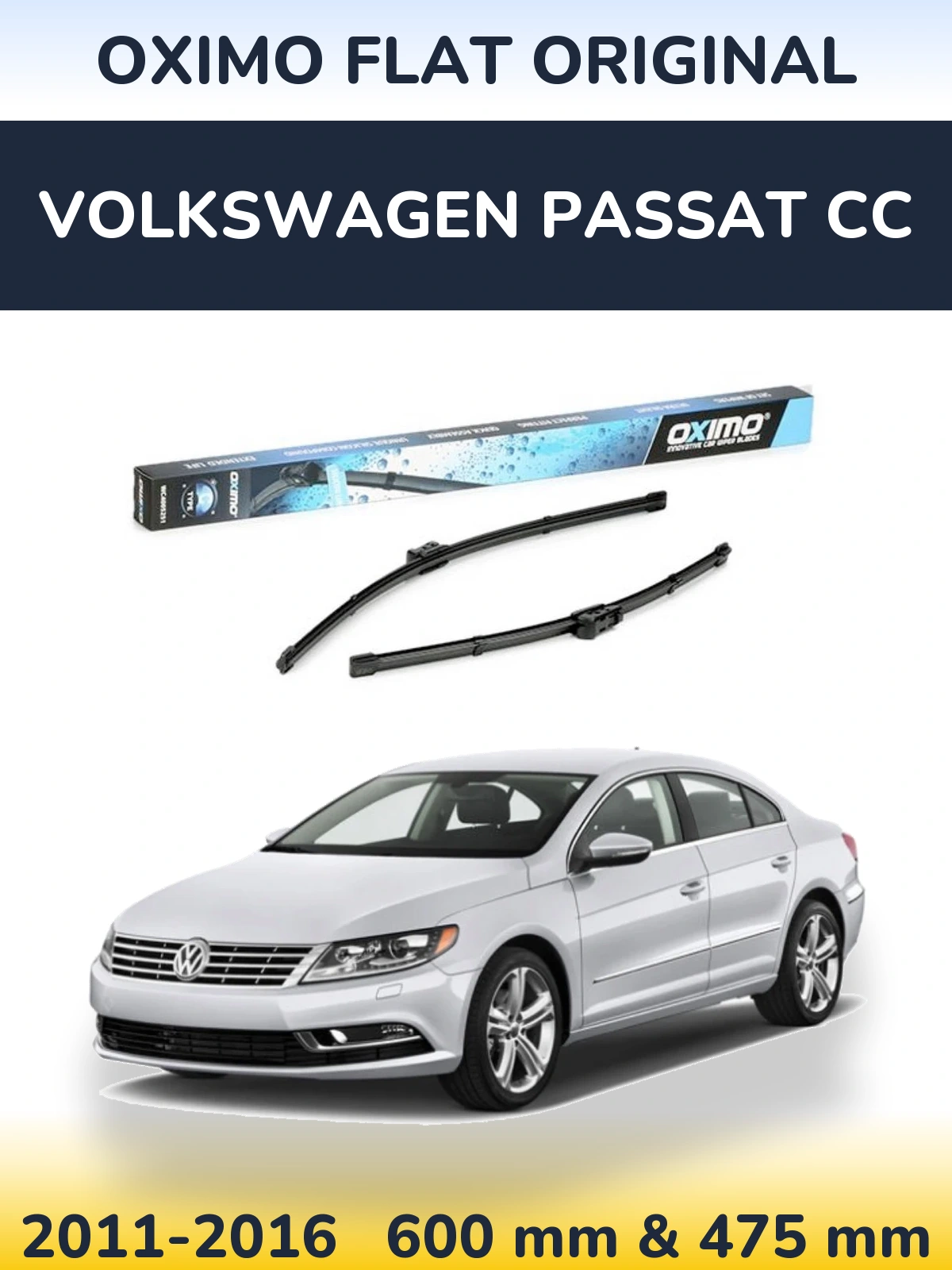 Torkarblad Oximo Flat Original för Volkswagen Passat CC