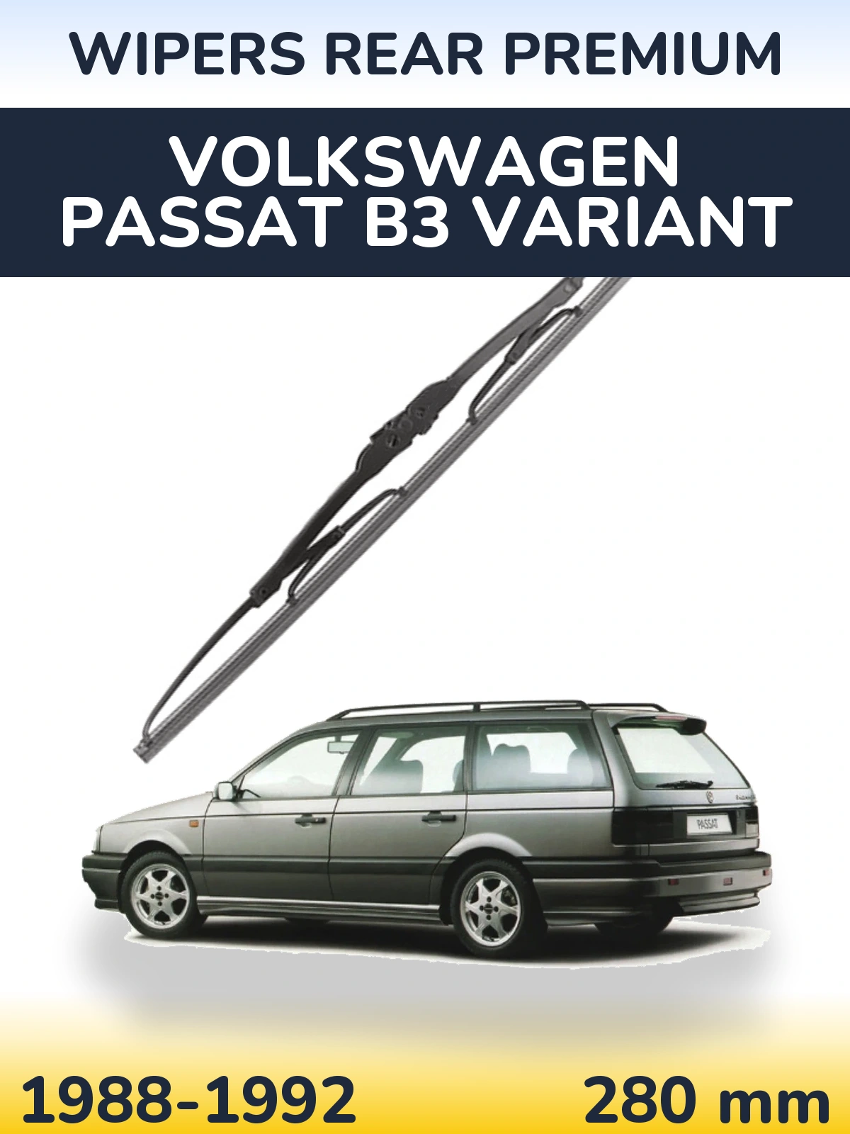 Torkarblad WIPERS REAR PREMIUM för Volkswagen Passat B3 Variant